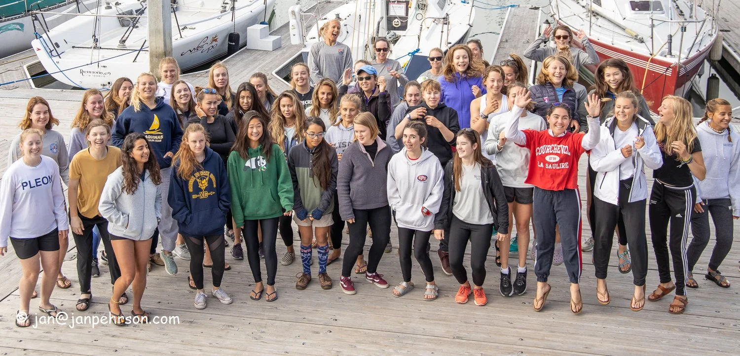2019 U.S. JUNIOR WOMEN’S SINGLEHANDED CHAMPIONSHIP at the Richmond Yacht Club, July 2019