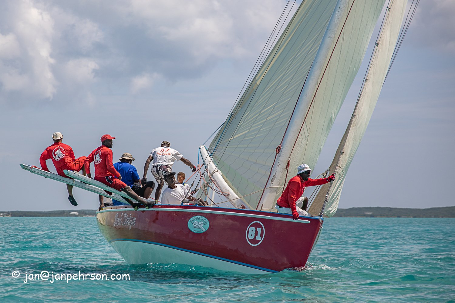June 2019, Long Island, Bahamas, Long Island Regatta Day 4, A-Class, Red Stripe, 2nd in Class