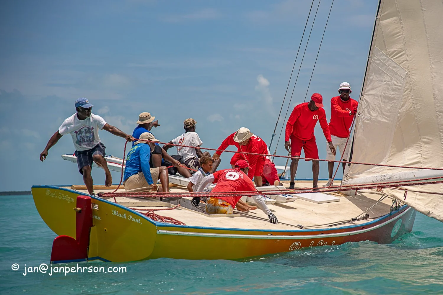 June 2019, Long Island, Bahamas, Long Island Regatta Day 4, A-Class, Red Stripe, 2nd in Class
