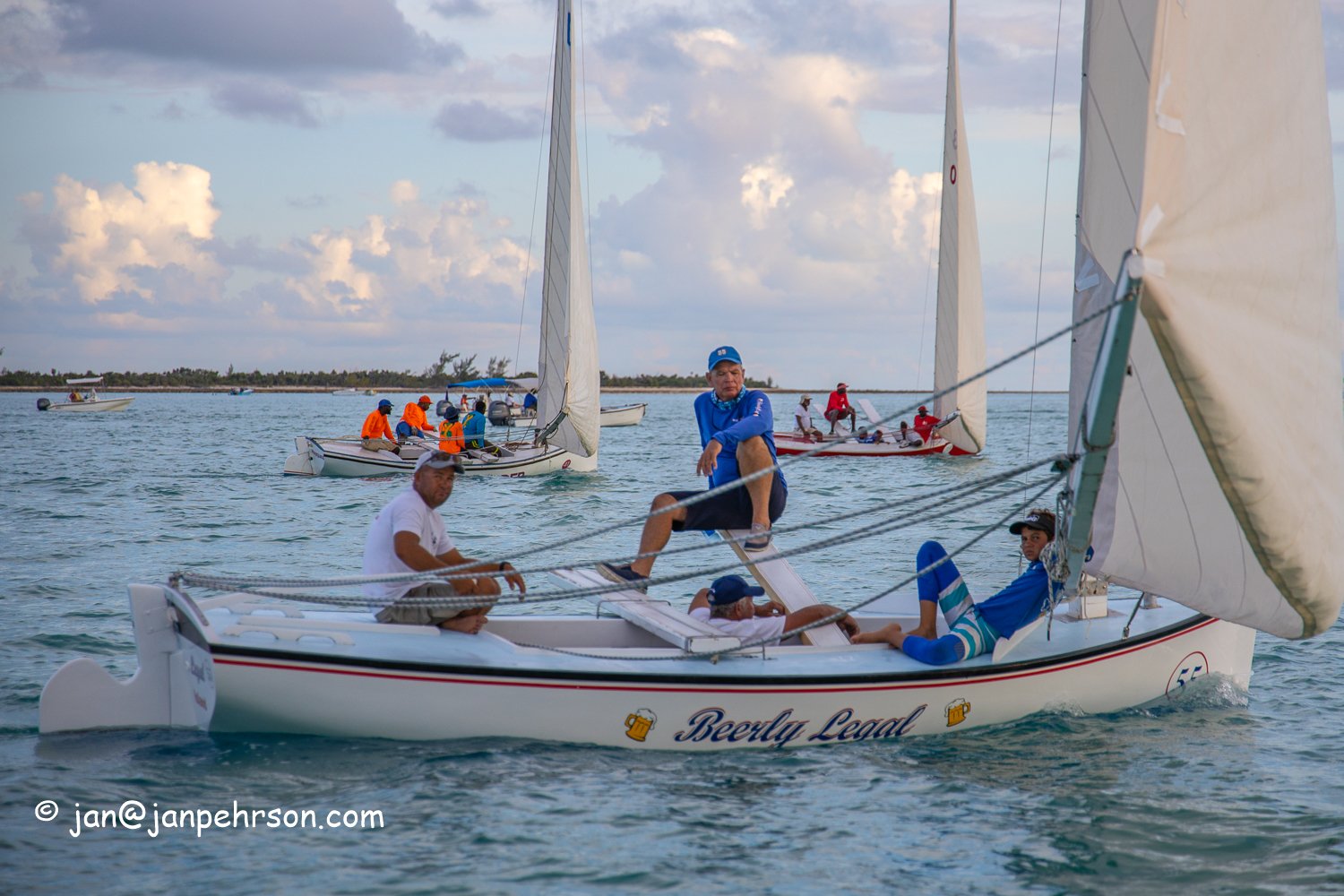 June 2019, Long Island, Bahamas, Long Island Regatta Day 2, C-Class, Beerly Legal, 3rd in Class