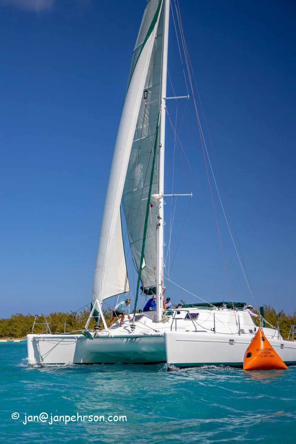 Feb 2019, Stocking Island, George Town, Exuma, Bahamas, Cruisers Regatta, In-Harbor Race, s/v Endangered Species, 2nd Overall