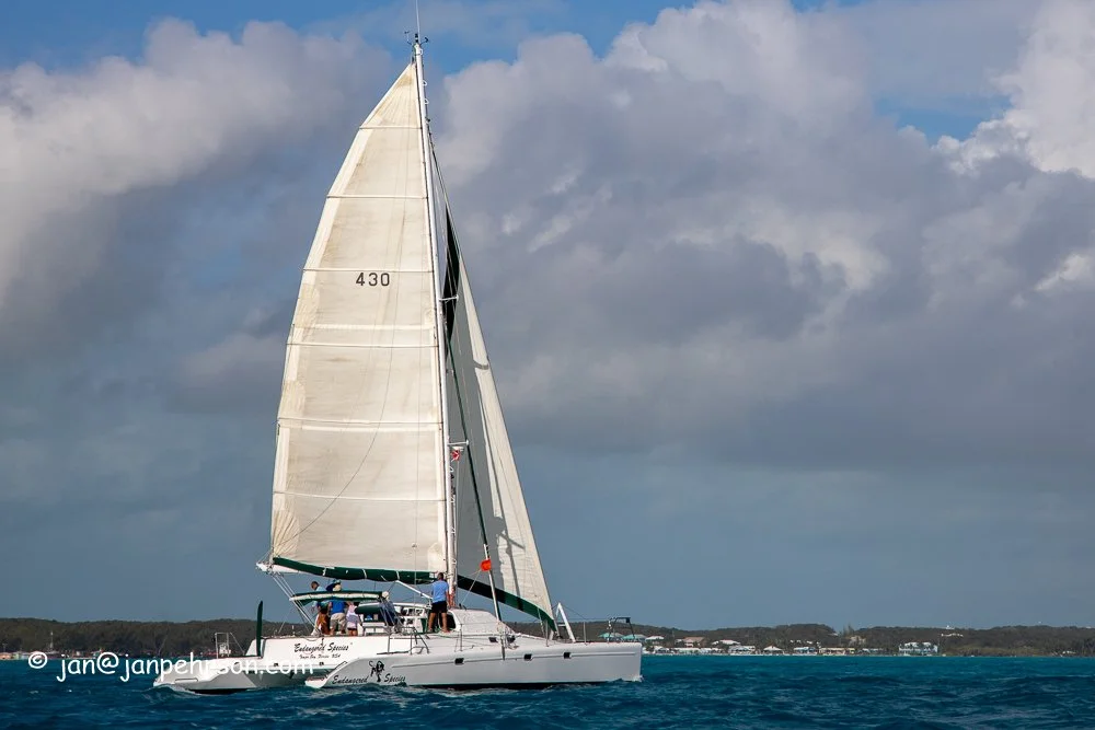 s/v Endangered Species -- February 2019, George Town Bahamas Cruisers Regatta, Round Stocking Island Big Boat Race