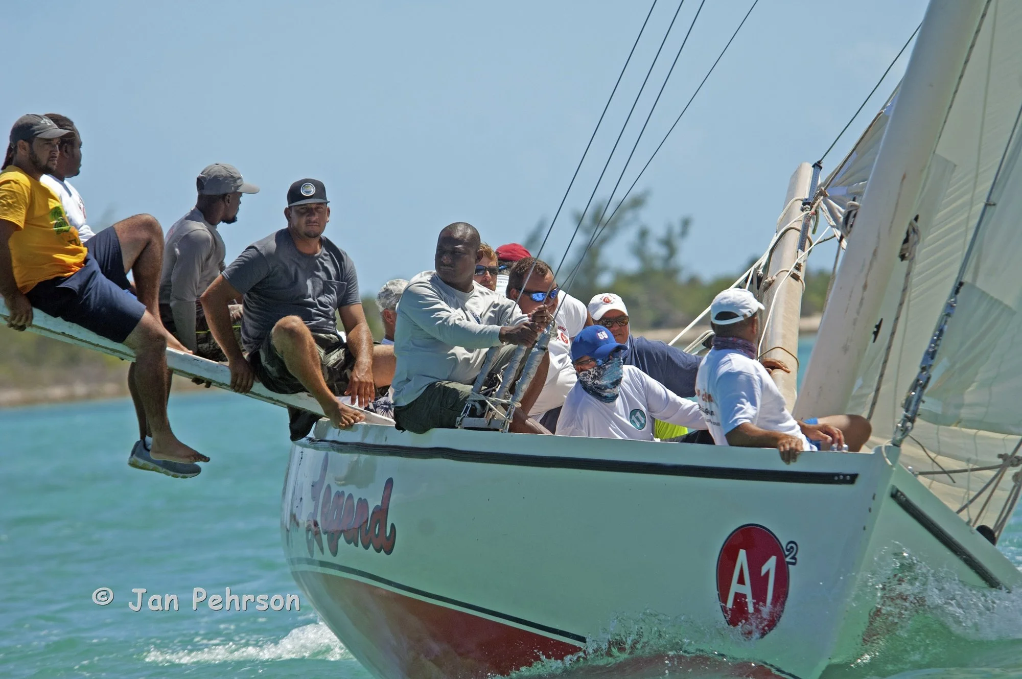 May 2018, Salt Point, Long Island, Bahamas, Long Island Regatta, Day 1, Class A - New Legend (1022)