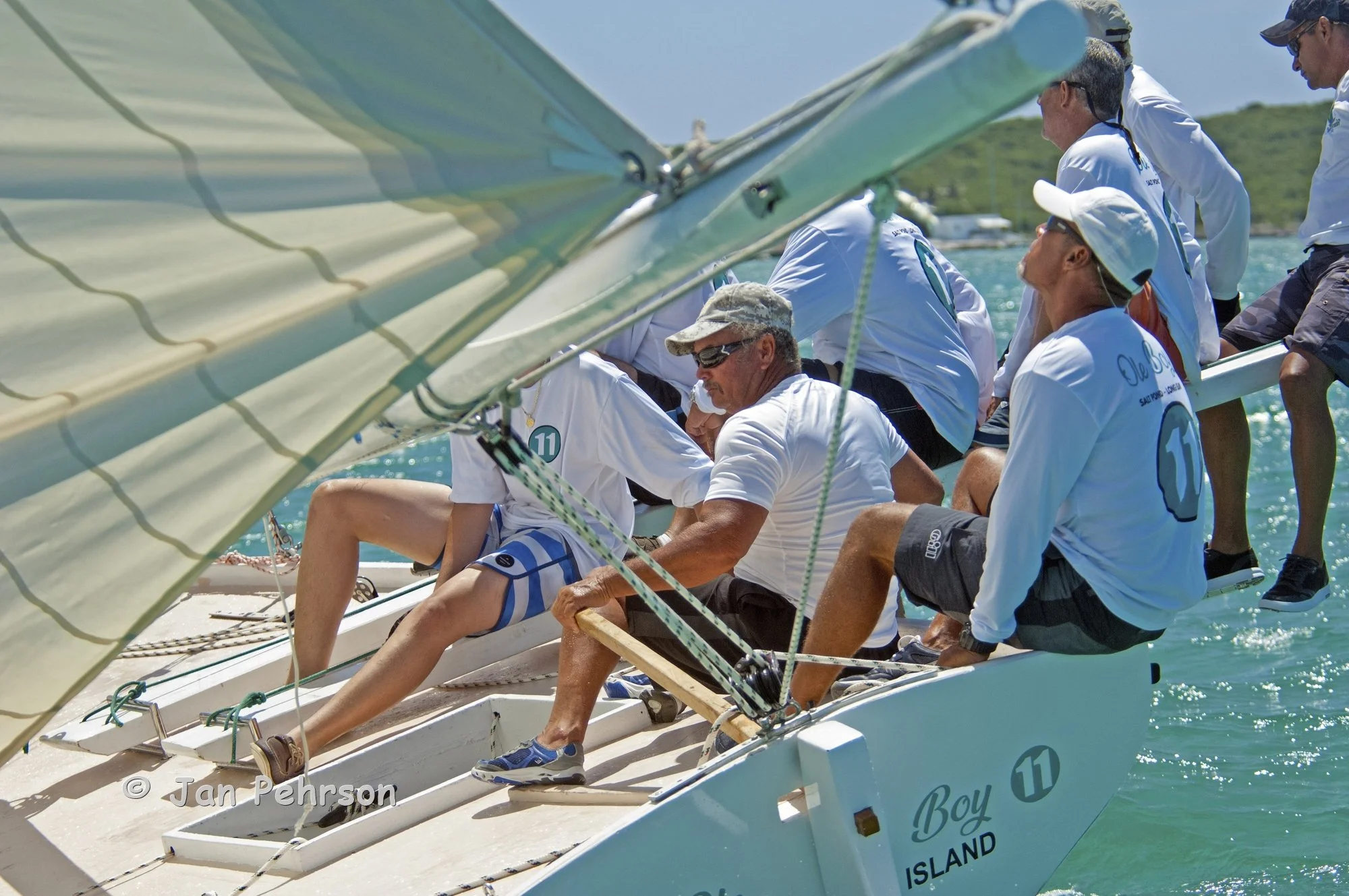 May 2018, Salt Point, Long Island, Bahamas, Long Island Regatta, Day 1, Class B - Ole Boy (0384)