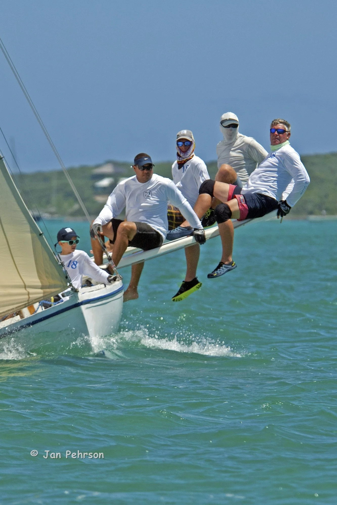 May 2018, Salt Point, Long Island, Bahamas, Long Island Regatta, Day 1, Class B - Lonesome Dove (0477)