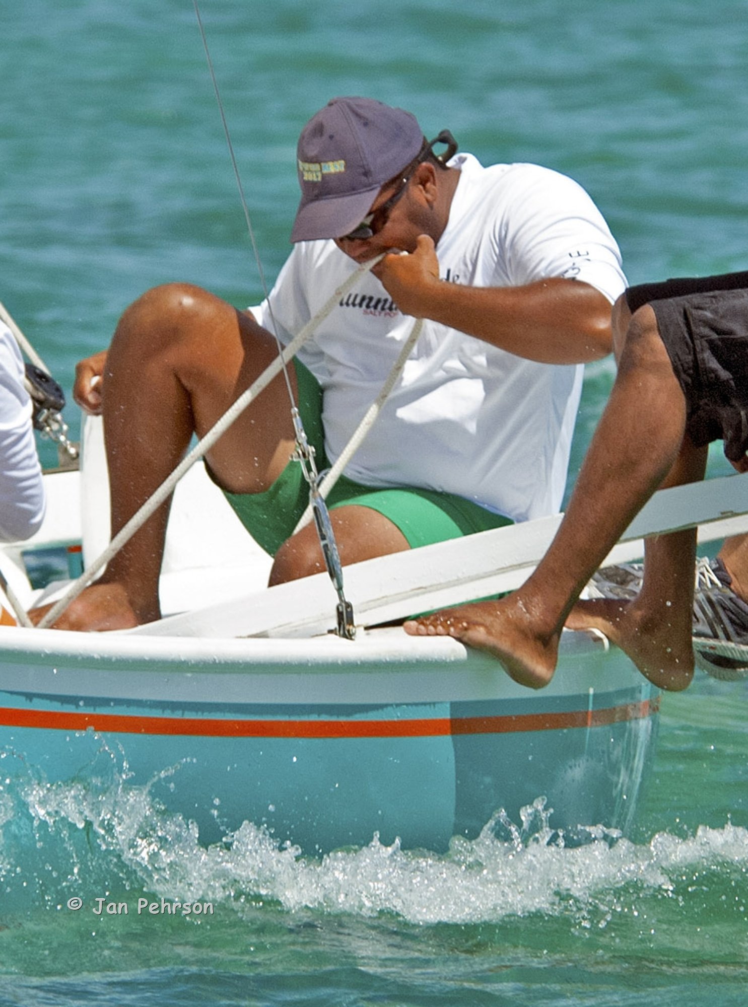 June 2018, Salt Point, Long Island, Bahamas, Long Island Regatta, Day 2, Class C - Whitty K - Stefan Knowles (0354)