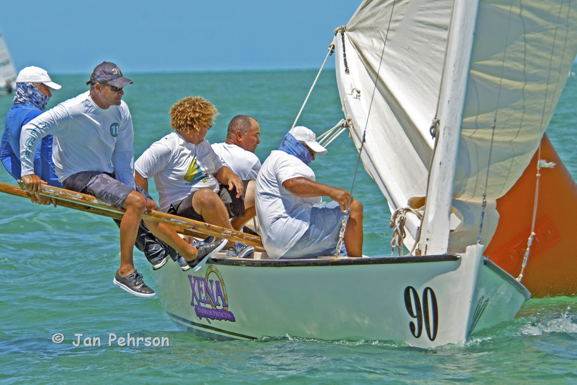 June 2018, Salt Point, Long Island, Bahamas, Long Island Regatta, Day 2, Class C - Xena (0828)