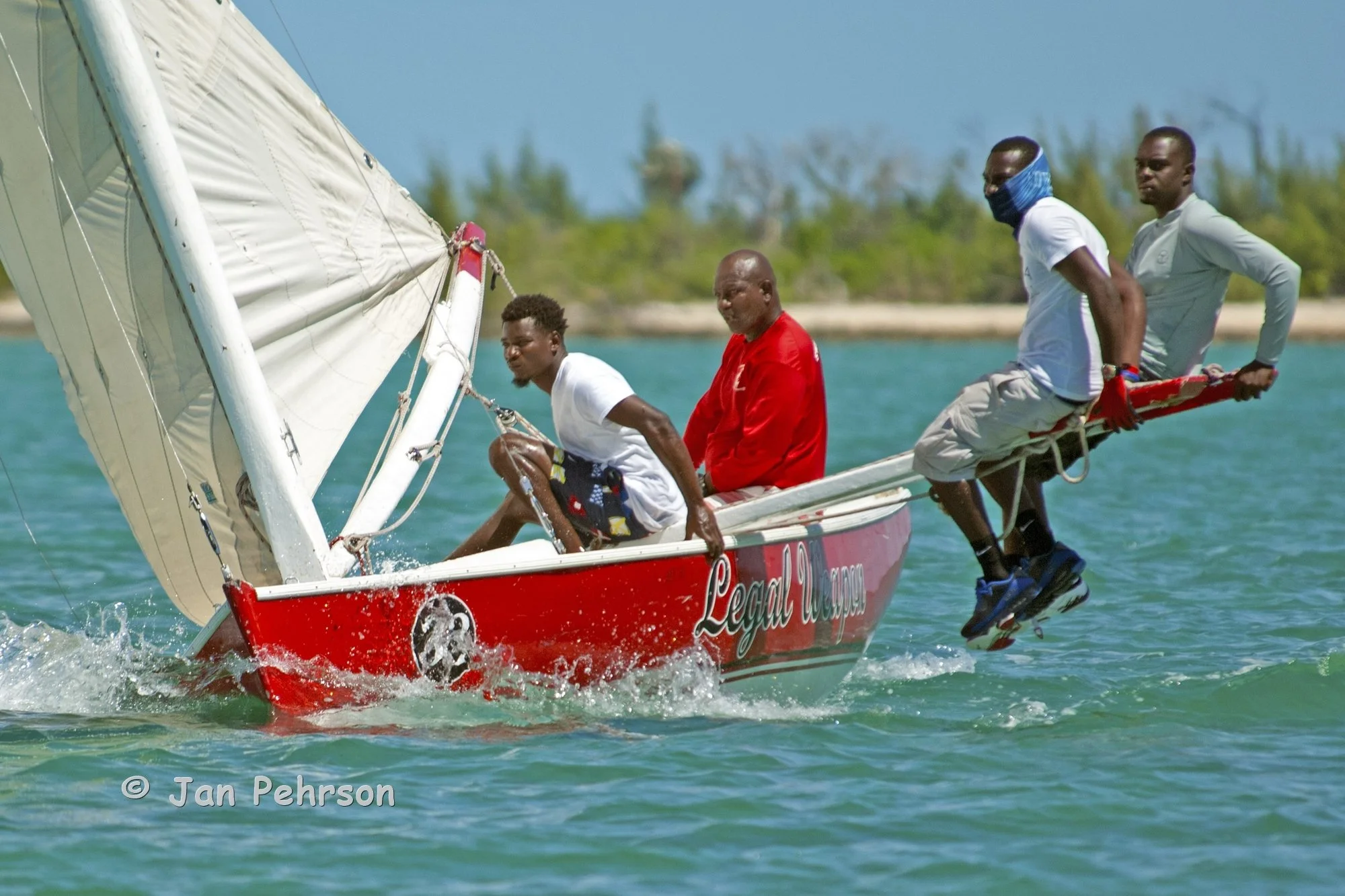 June 2018, Salt Point, Long Island, Bahamas, Long Island Regatta, Day 2, Class C - Legal Weapon ( 0500)