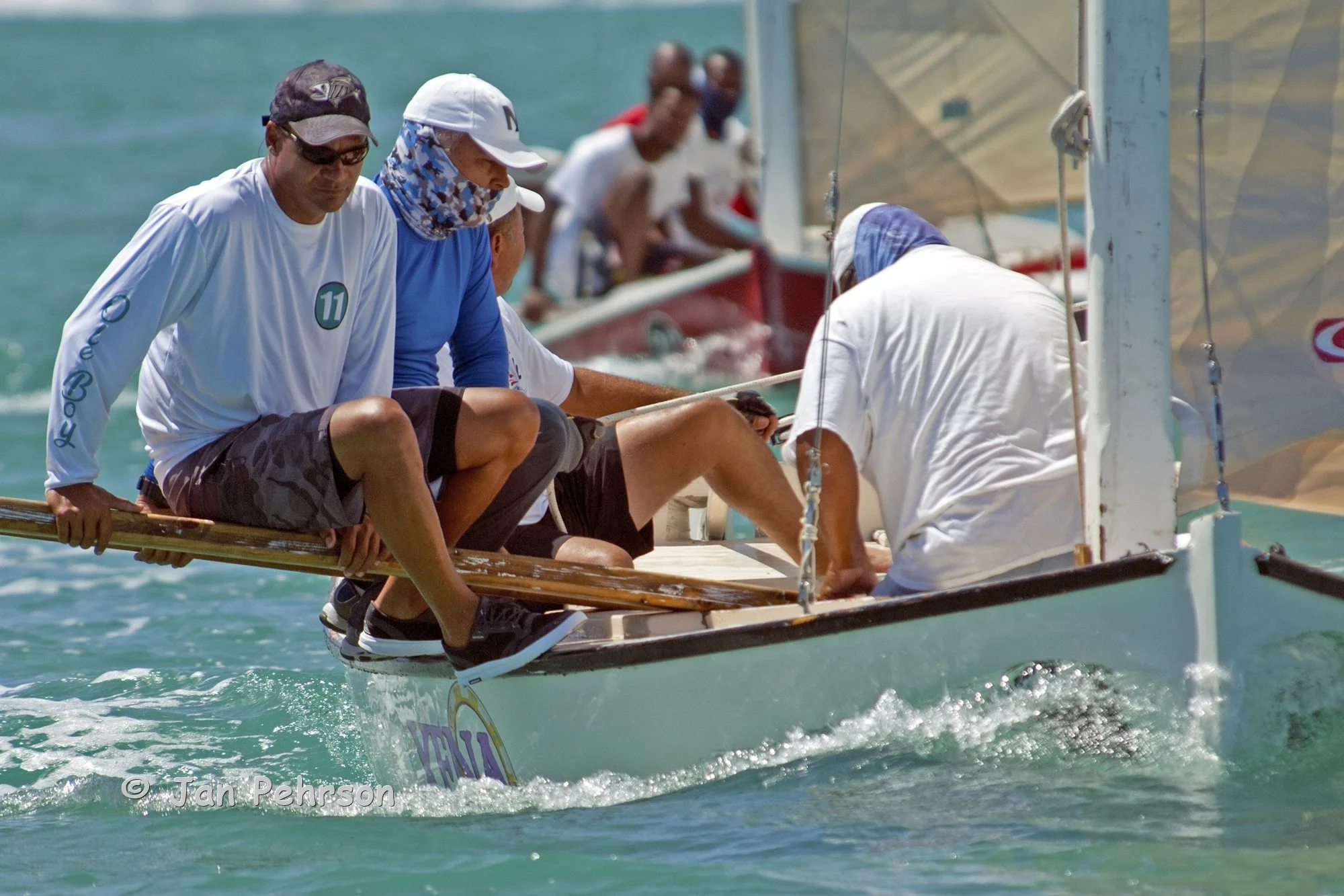 June 2018, Salt Point, Long Island, Bahamas, Long Island Regatta, Day 2, Class C - Xena (0539)