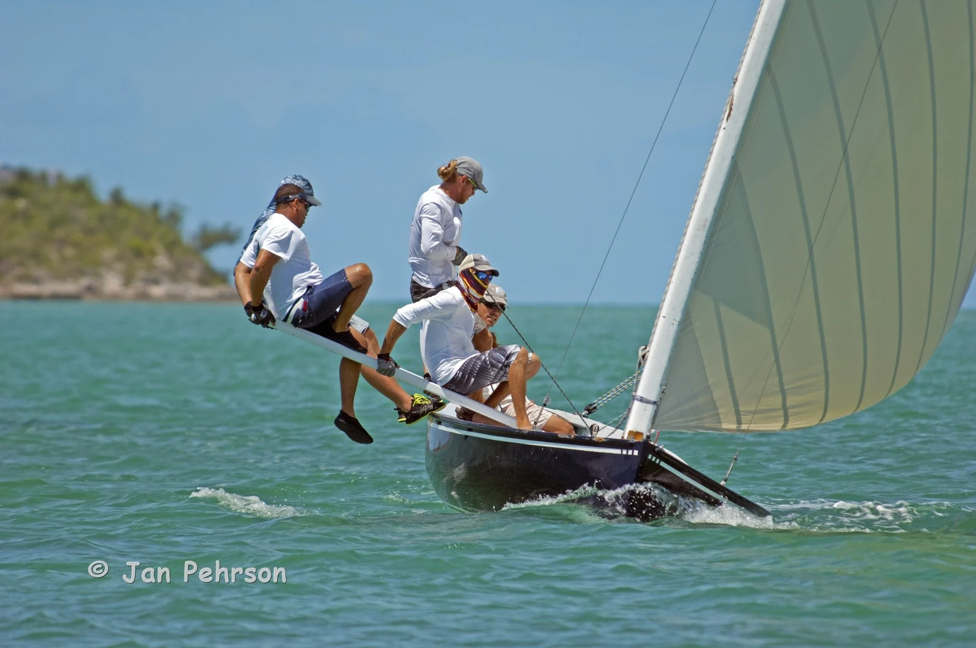 June 2018, Salt Point, Long Island, Bahamas, Long Island Regatta, Day 2, Class C - It Ain't Right (0818)