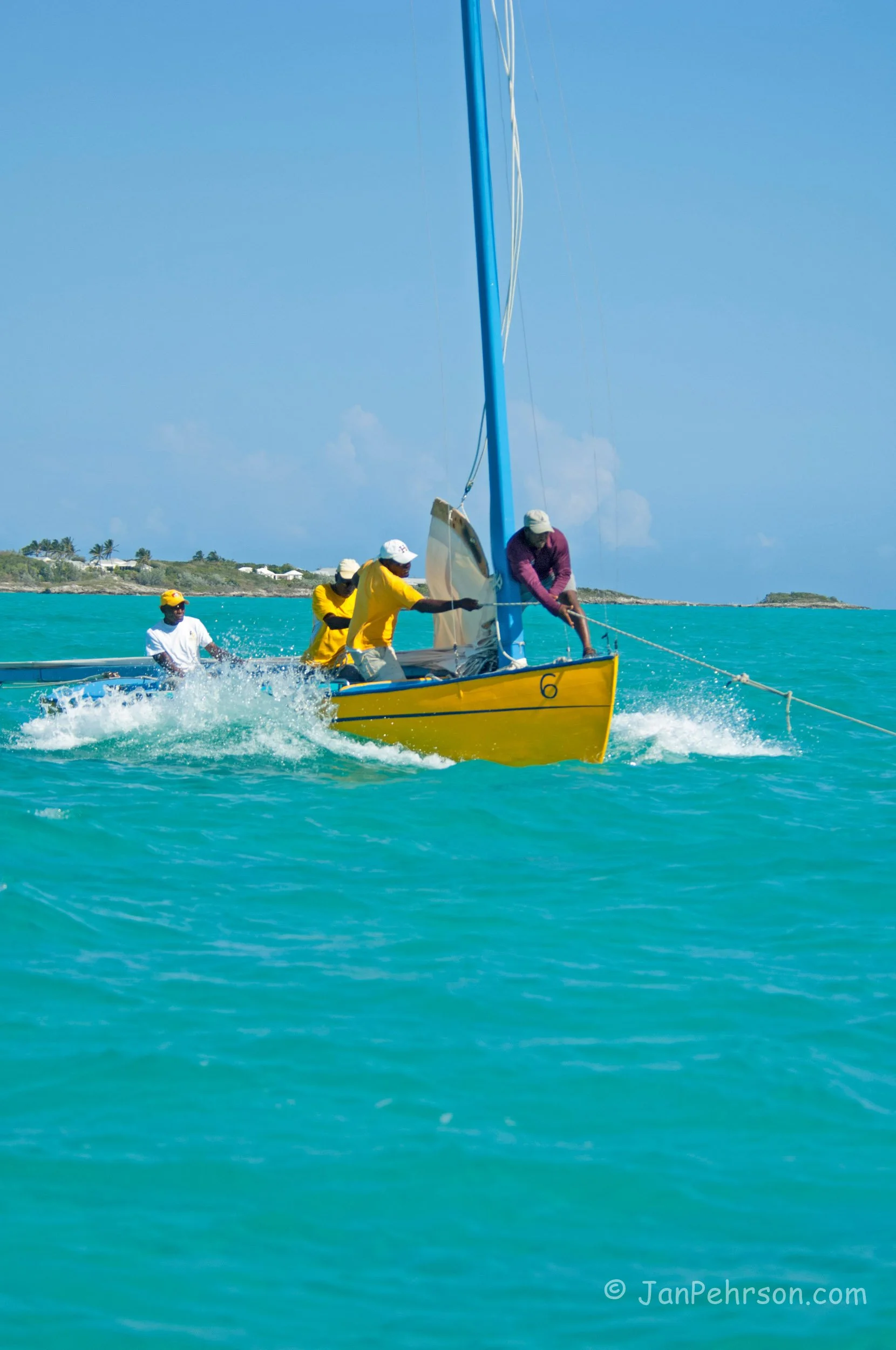 April 2017, Georgetown, Exuma, Bahamas, National Family Island Regatta, Day 3, Class C, Warrior, H. Kesium Lloyd, Barraterre (0014)