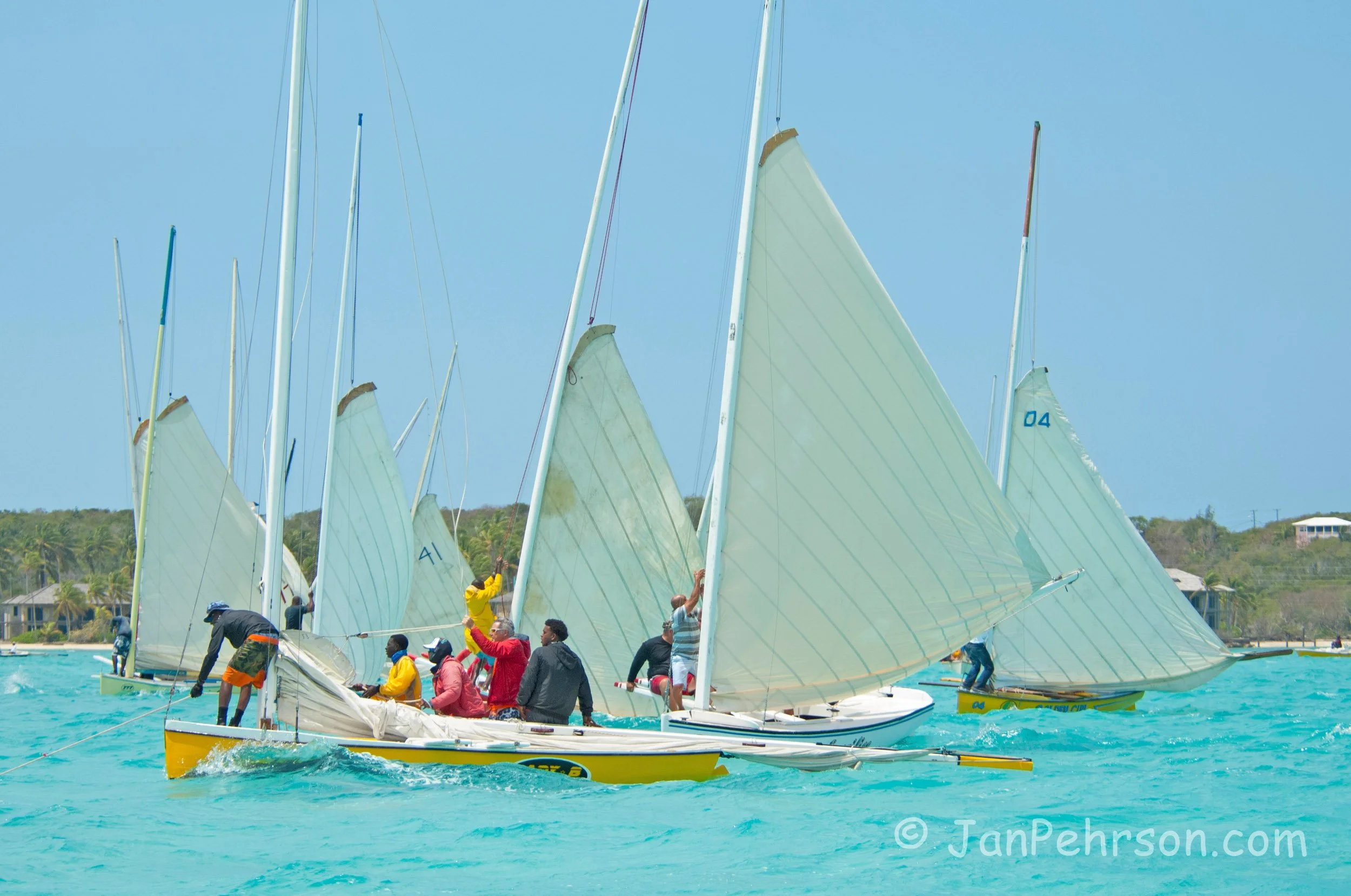 April 2017, Georgetown, Exuma, Bahamas, National Family Island Regatta, Day 2, Class C Start, Lady B, Kyntn McKenzie, Barraterre, Exuma (0038)