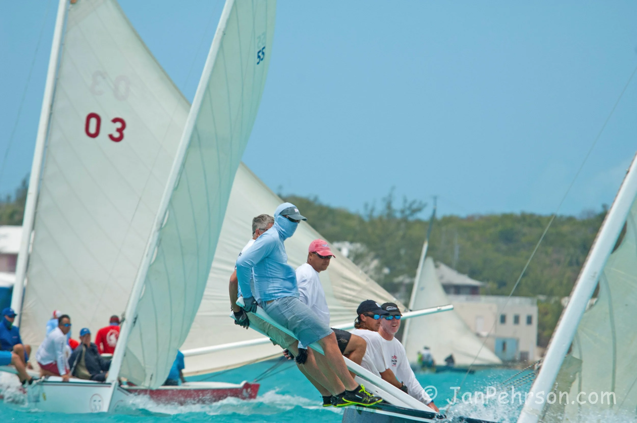 April 2017, Georgetown, Exuma, Bahamas, National Family Island Regatta, Day 2, Class C, It Ain't Right, Jeff Gale, Hope Town, Abaco (0181)