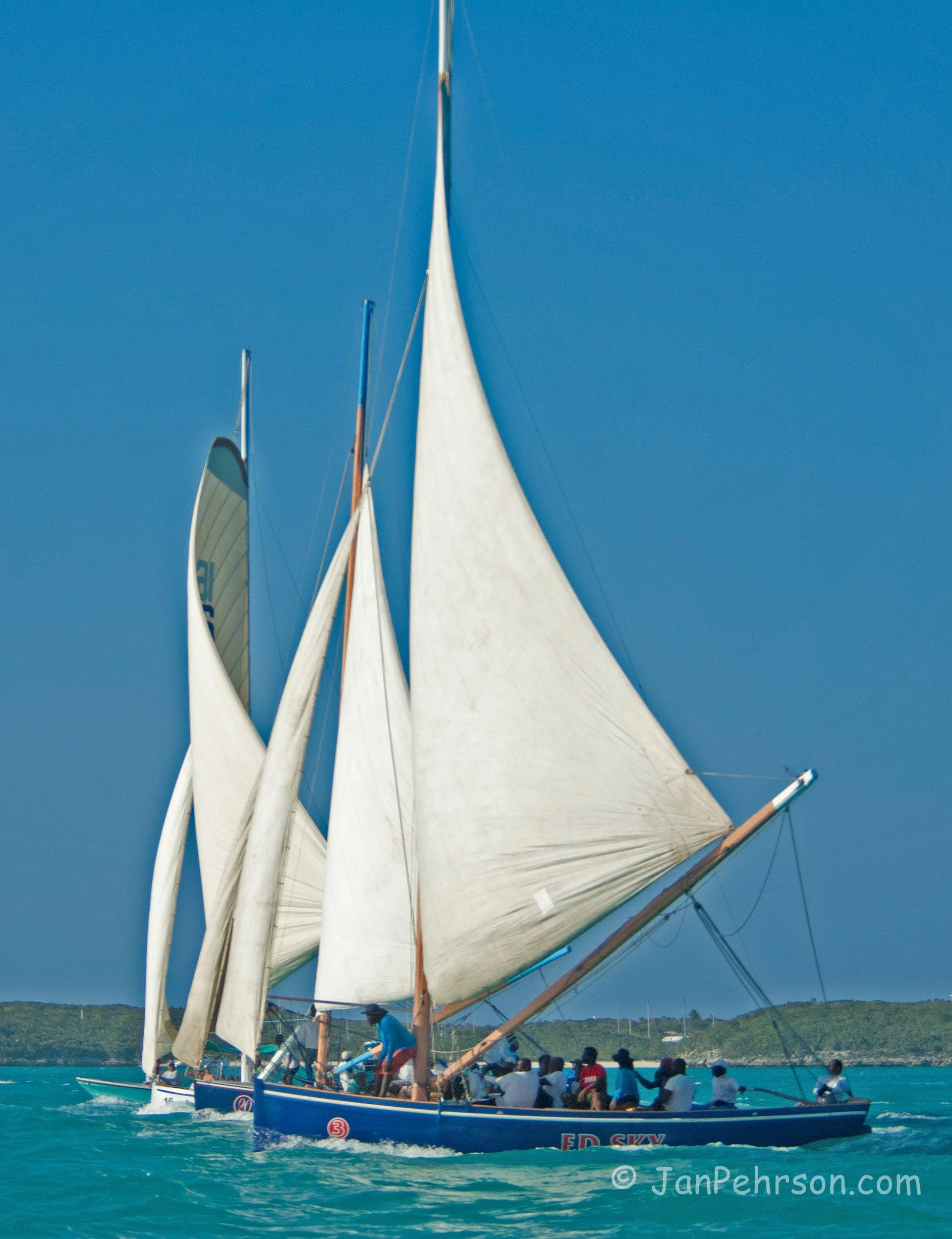 April 2017, Georgetown, Exuma, Bahamas, National Family Island Regatta, Day 3, Class A (0993)