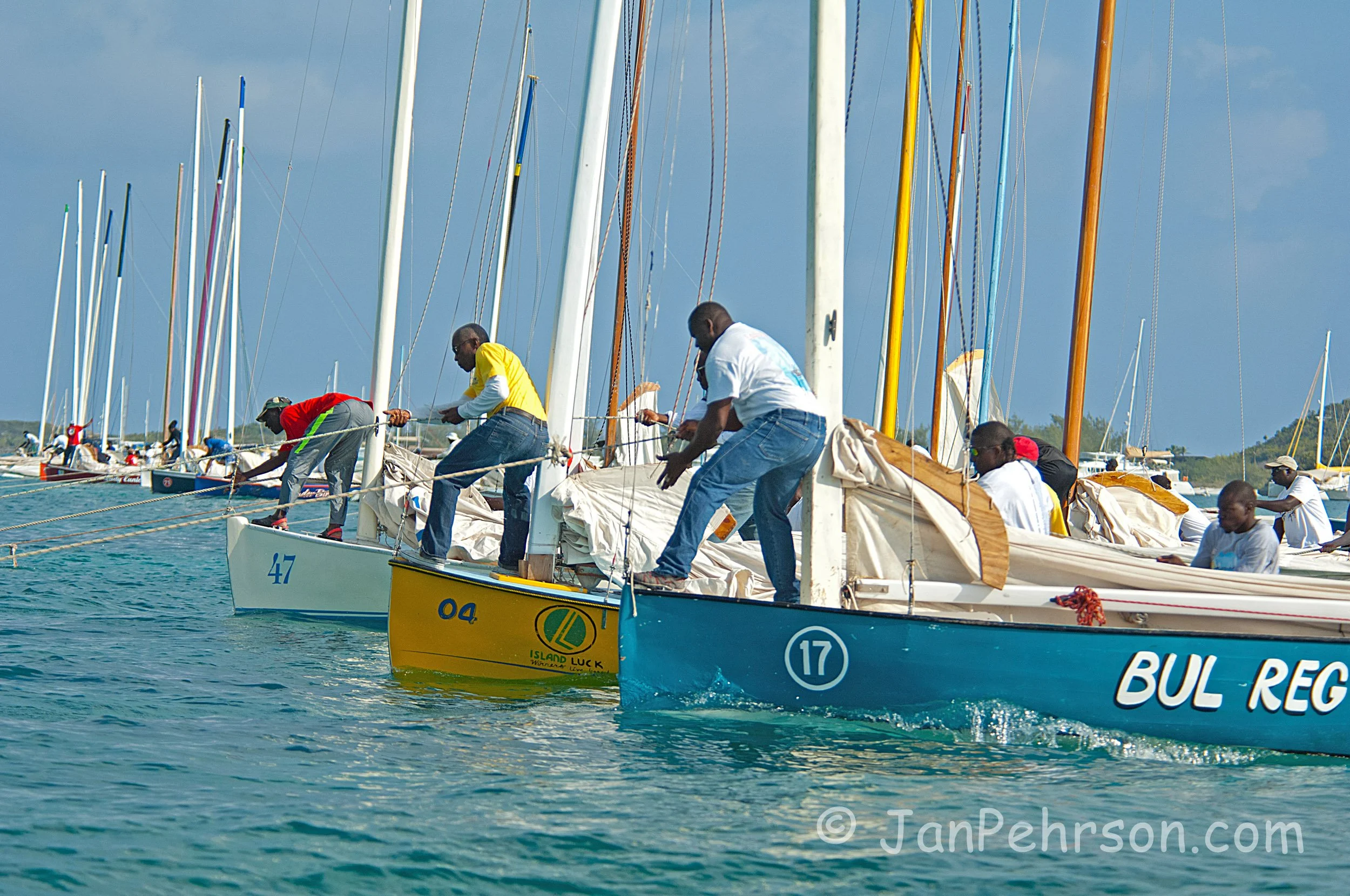 National Family Island Regatta of the Bahamas 2015 Class C -Race 1 - Start (0009)