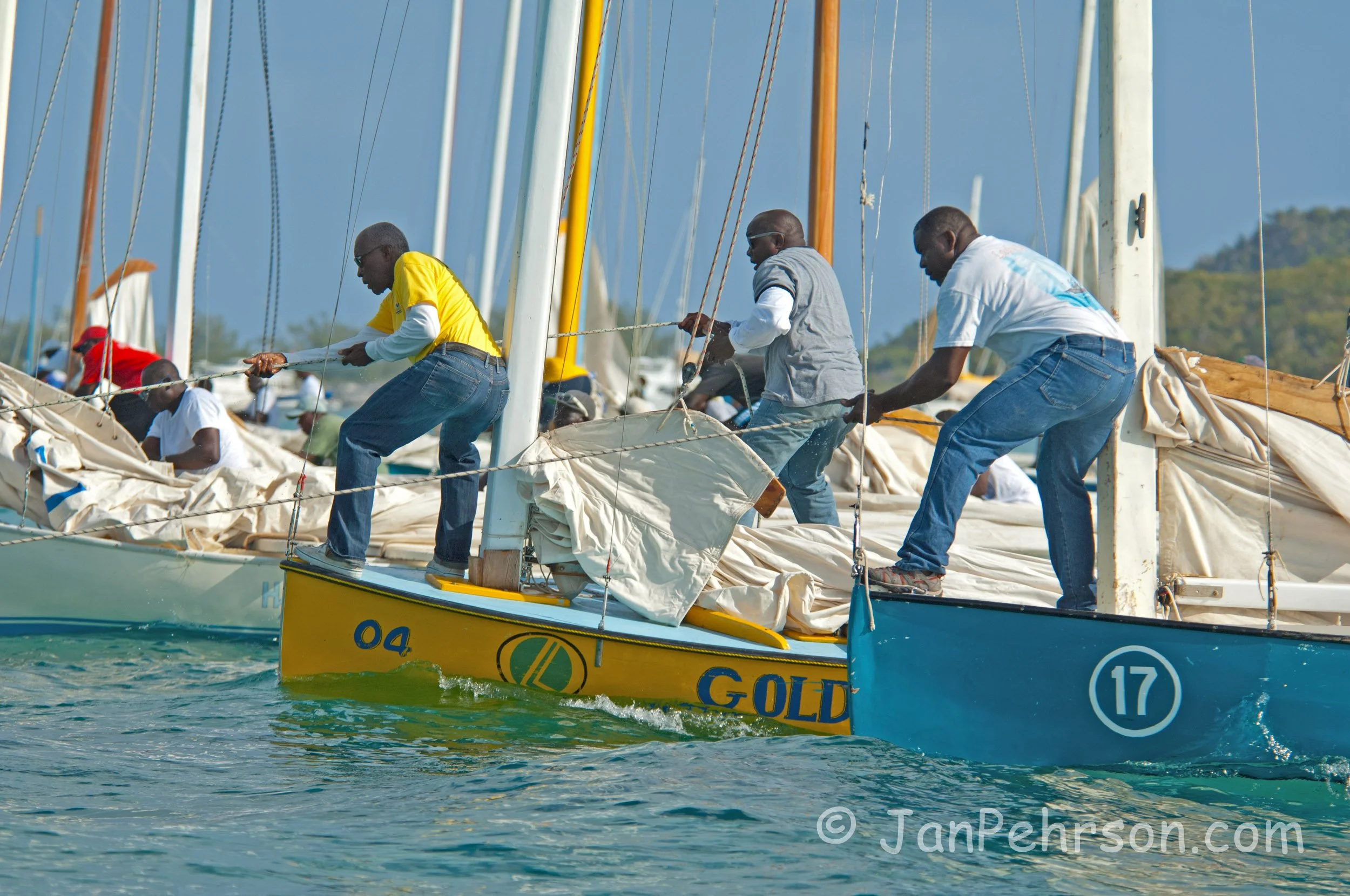 National Family Island Regatta of the Bahamas 2015 Class C -Race 1 - Start (0003)