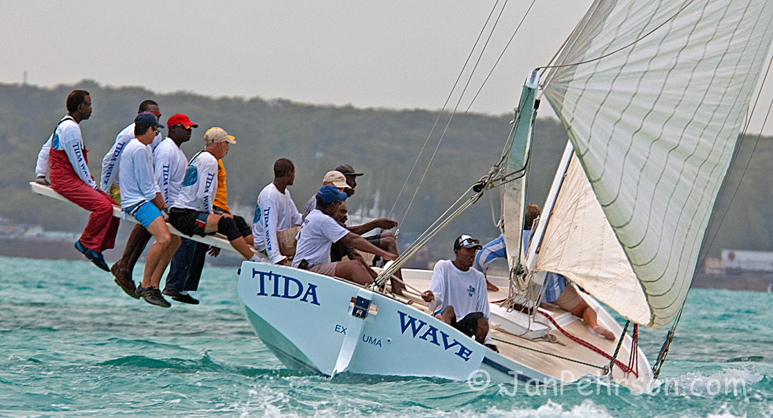 National Family Island Regatta of the Bahamas 2015 Class A -Day 1 Racing - Tida Wave (0557)