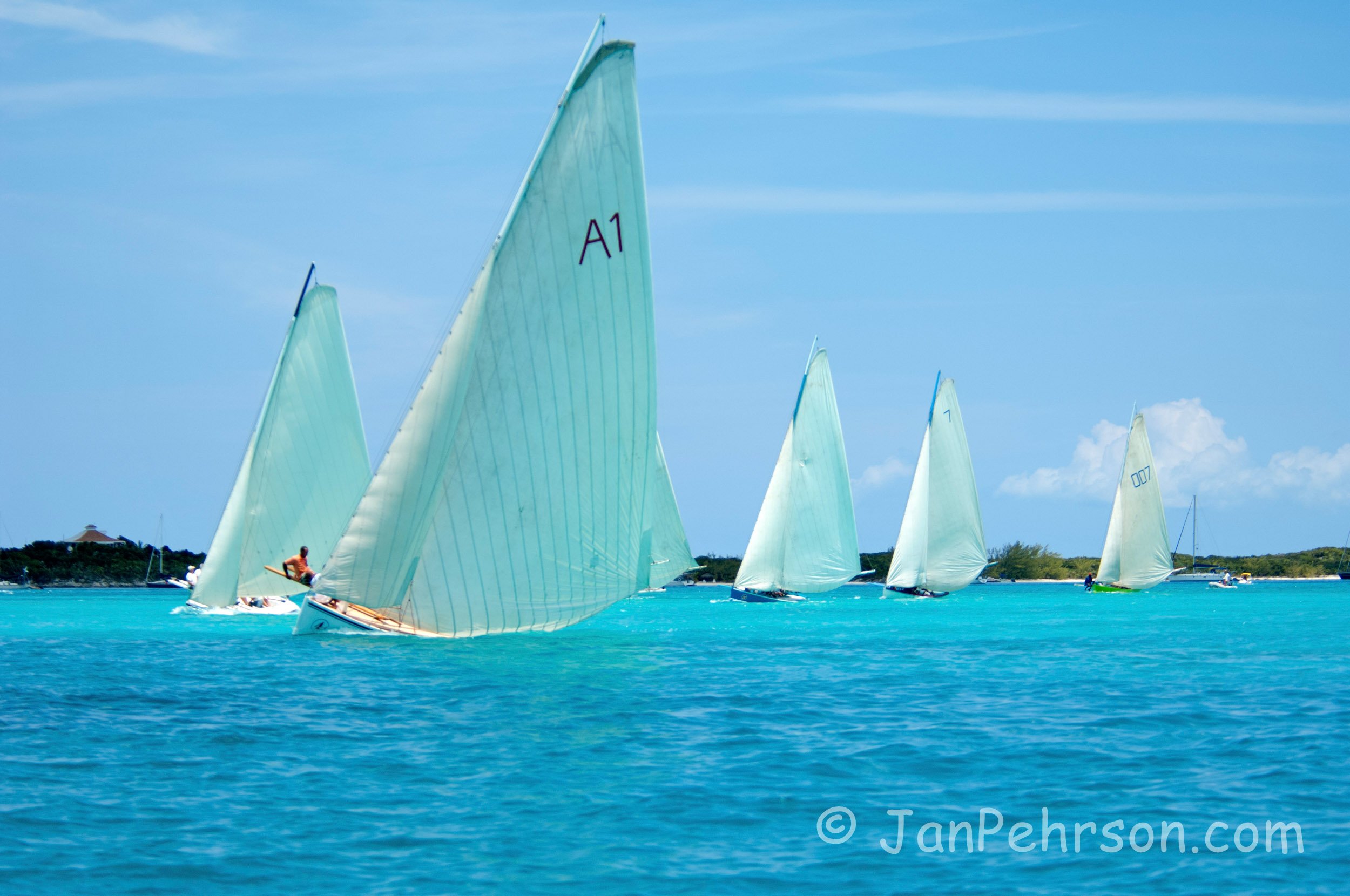 National Family Island Regatta of the Bahamas 2014 - Bahamian Racing Sloop Class B (0387)