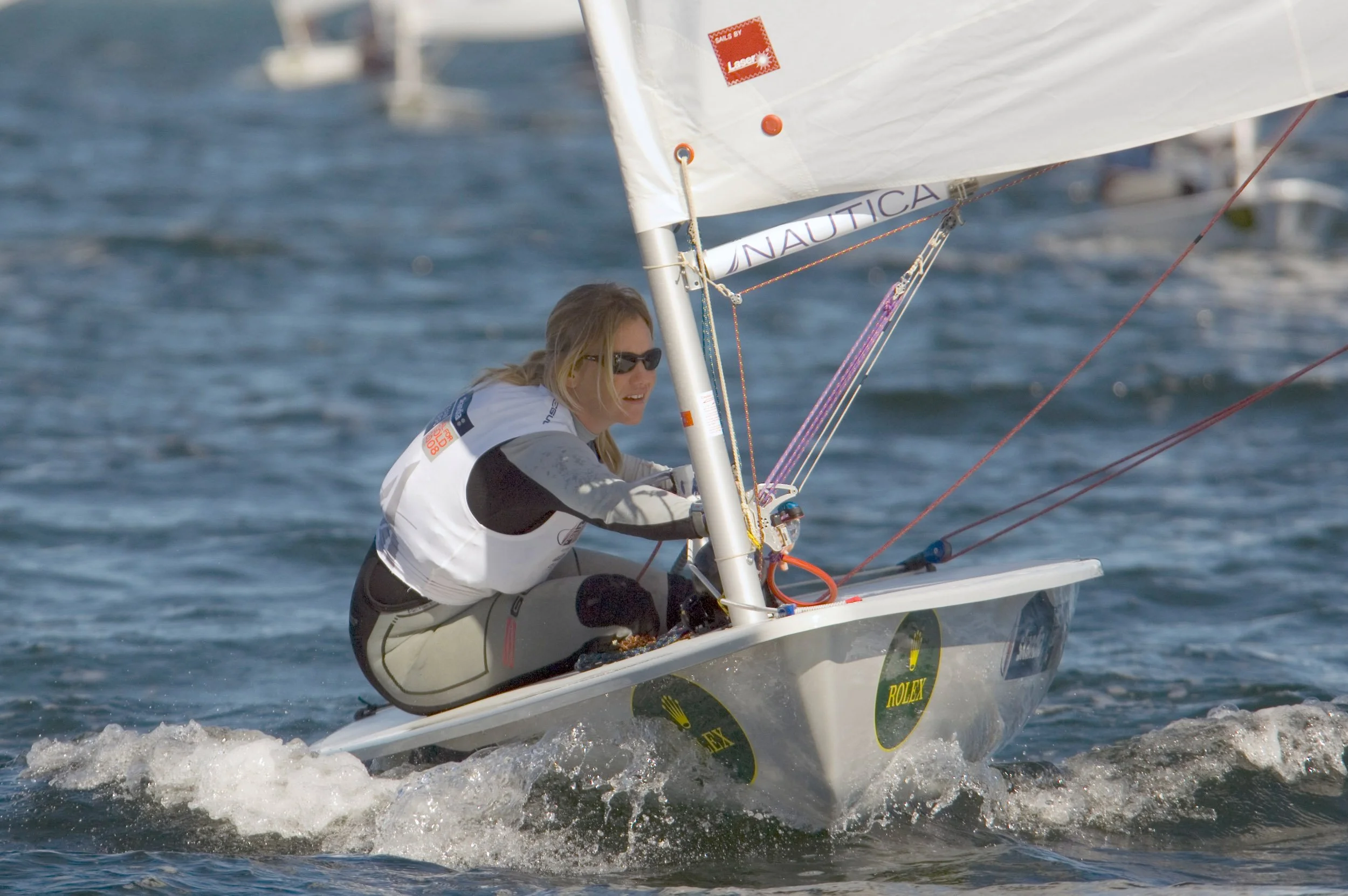 Miami Olympic Class Regatta 2008, Florida,Day1,Laser Radial,Penny Clark,GBR (01202)