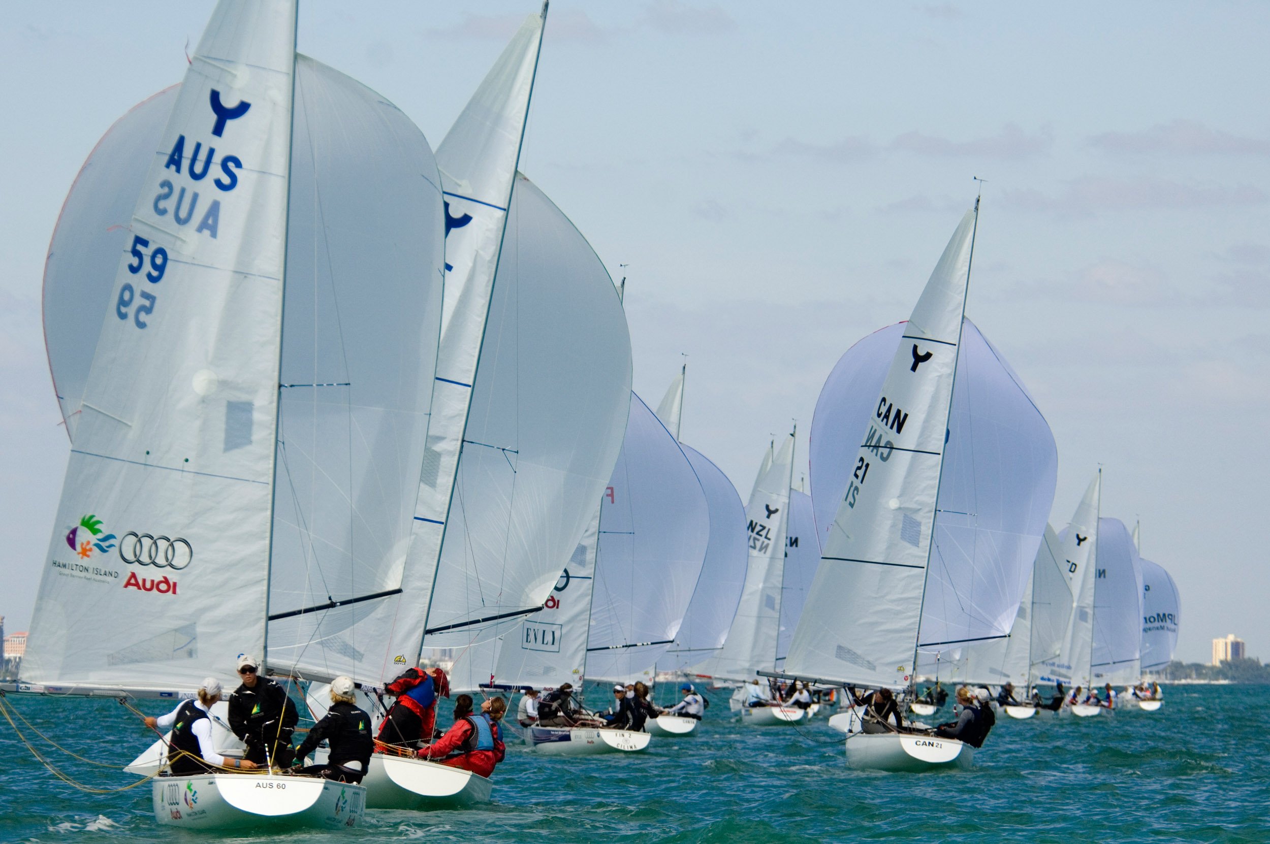 Rolex Miami Olympic Class Regatta,Miami,Florida,Day 4,Yngling Class (01700)