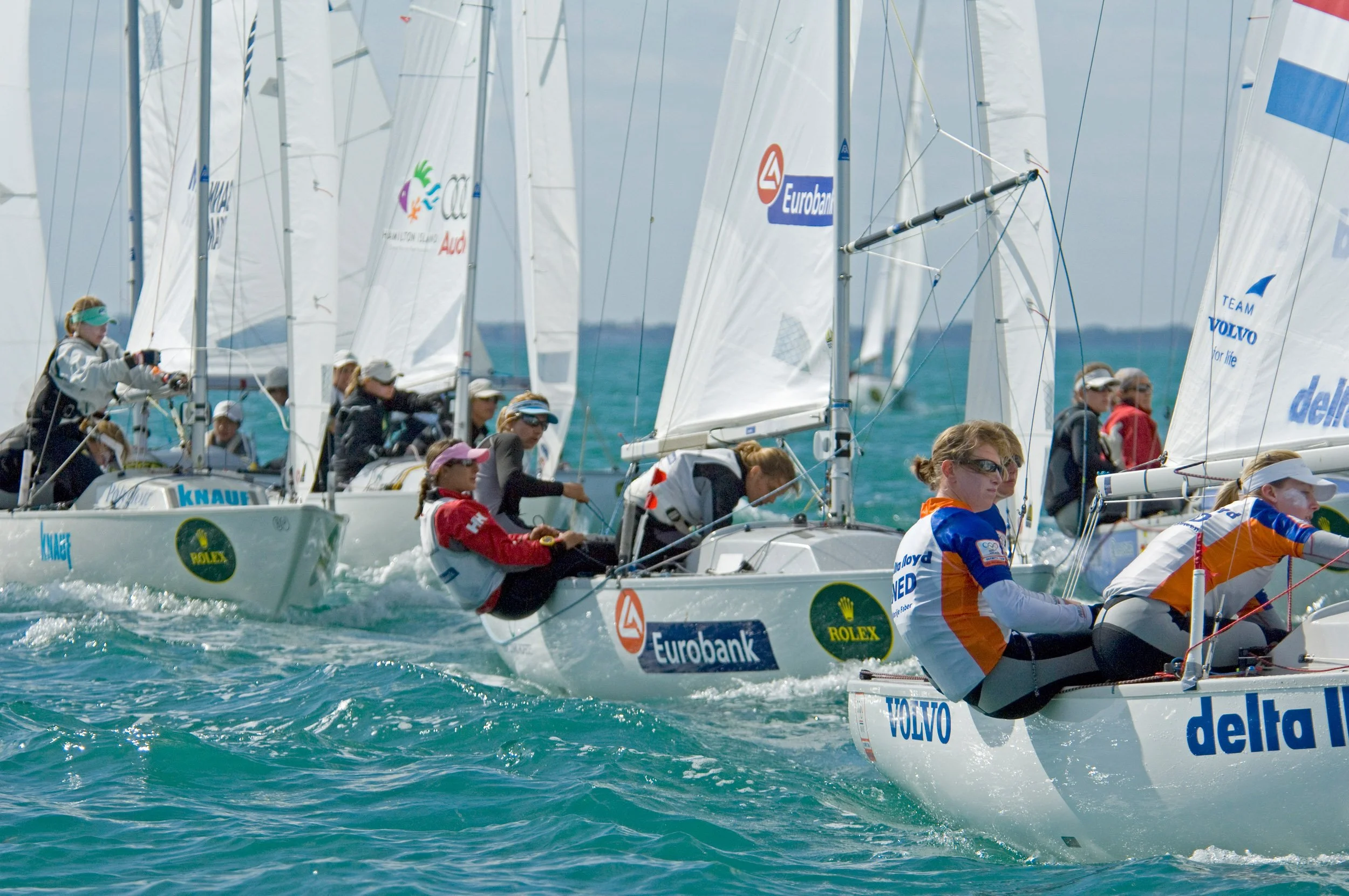 Rolex Miami Olympic Class Regatta,Miami,Florida,Day 4,Yngling Class (02120)