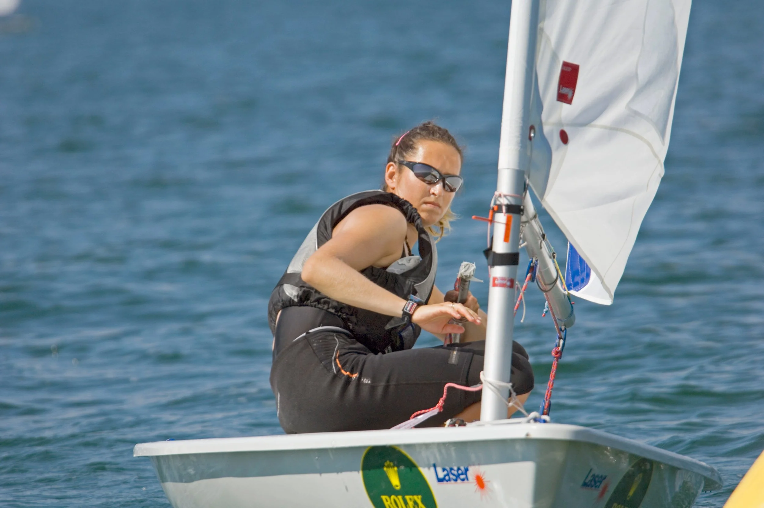 Rolex Miami Olympic Class Regatta,Miami,Florida,Day 5,Class:Laser Radial,Sailor:de Turckheim, Sophie, FRA France (02658)
