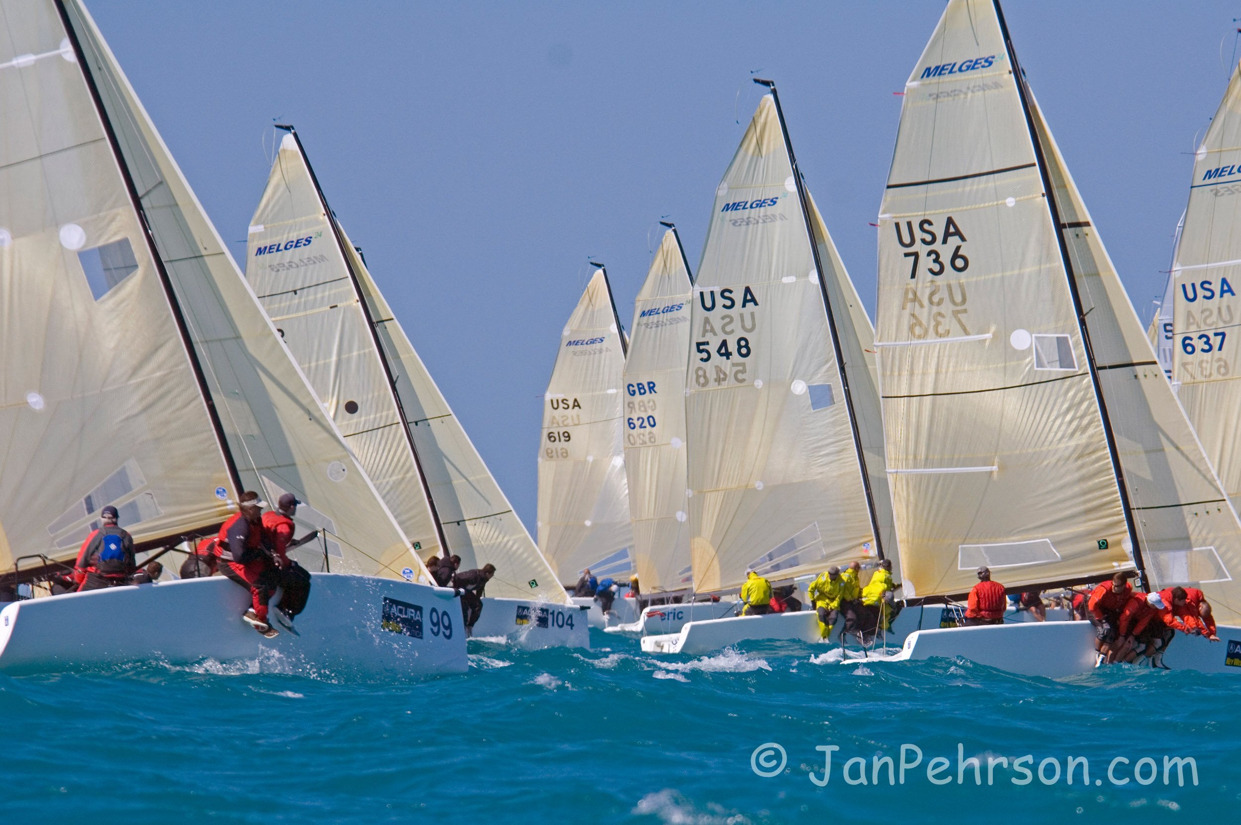 Acura Key West Race Week 2008, Florida, Day 5,Division 3,Melges24 (02038)