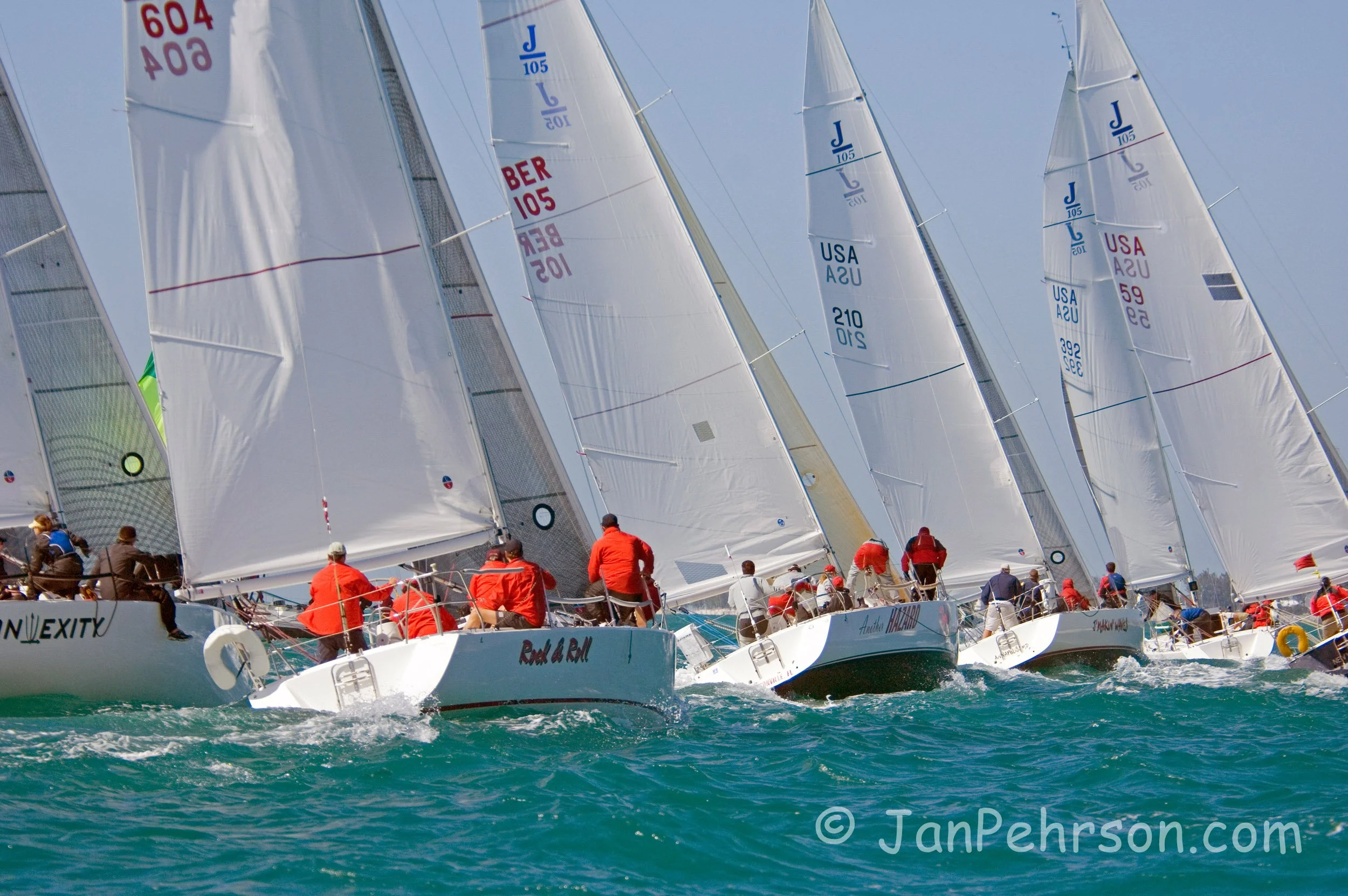 Acura Key West Race Week 2008, Florida, Day 5,Division 3,J/105 (02245)