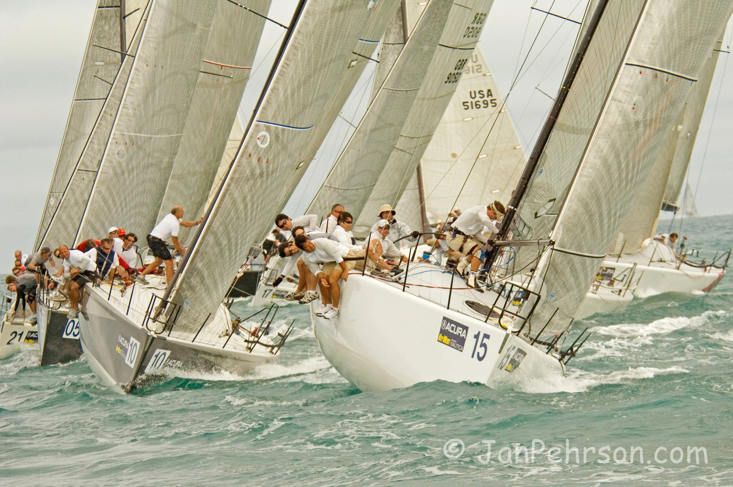 Acura Key West Race Week 2008, Florida, Day 4,Division 1,Farr40,SLED,Tokyo,JPN (01339)