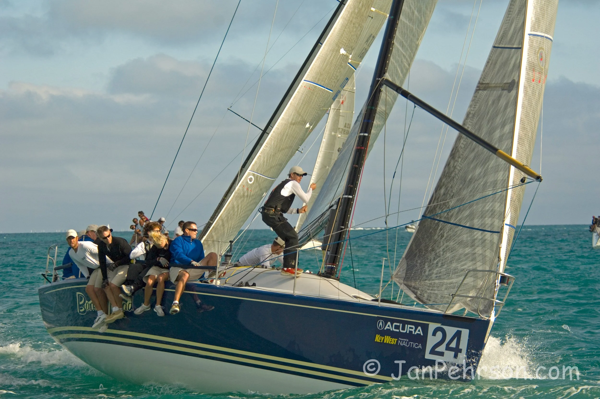 Acura Key West Race Week 2008, Florida, Day 4,Division 1,Farr40,Barking Mad,Newport,RI,First in Class (01712)