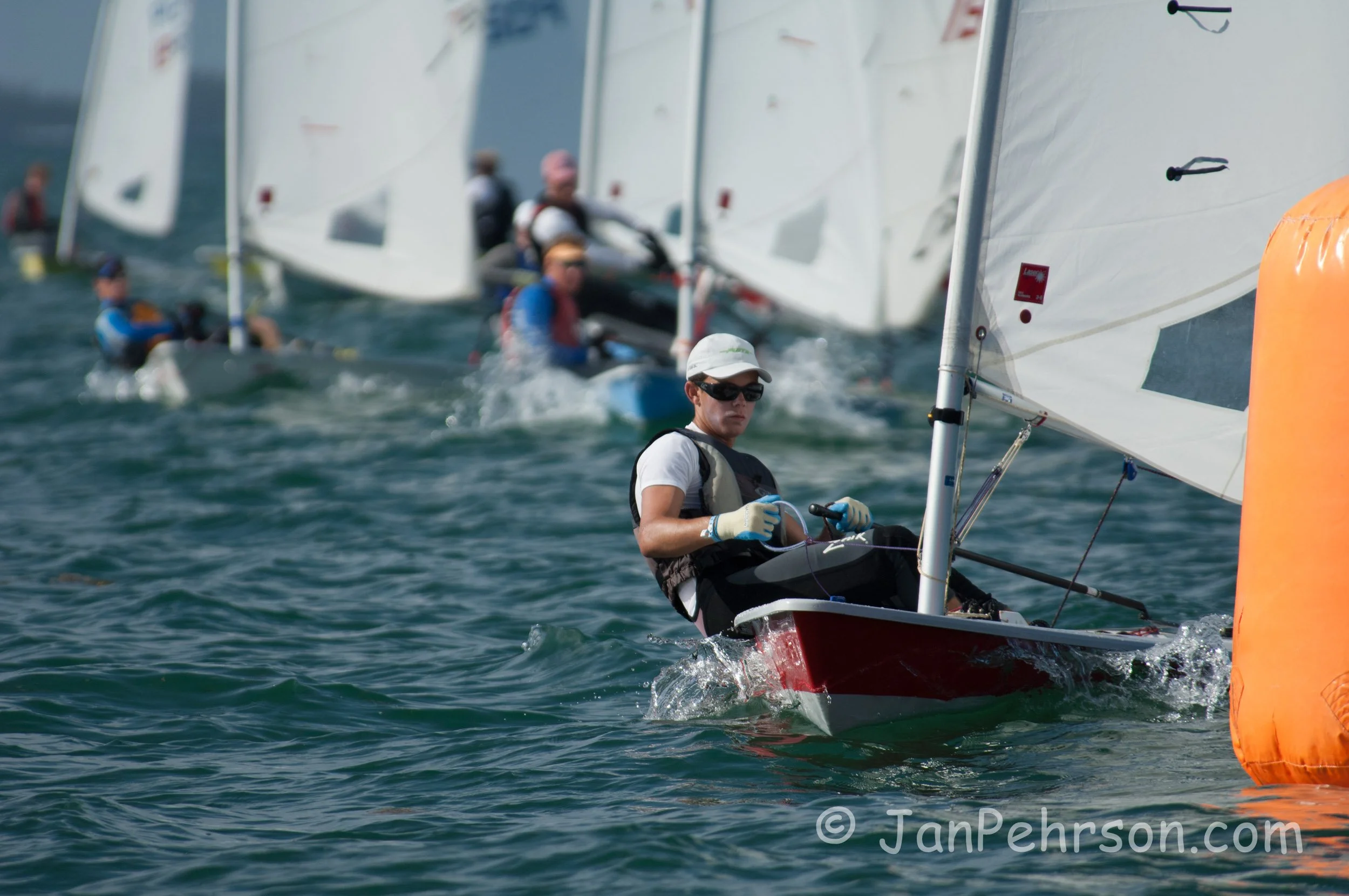 Orange Bowl International Youth Regatta 2007; Miami; Coral Reef Yacht Club; Laser Full Rig Class - 141 - Colin Smith - 2nd in Class (00116)