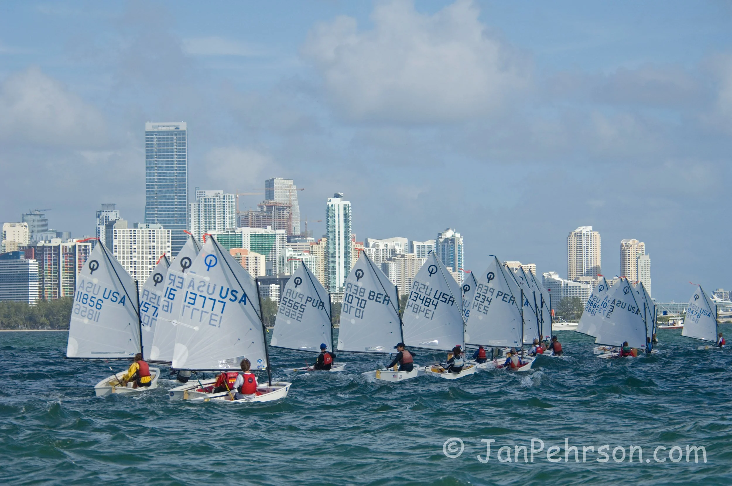 Orange Bowl International Youth Regatta 2007; Miami; Coral Reef Yacht Club; Opti Class (01297)