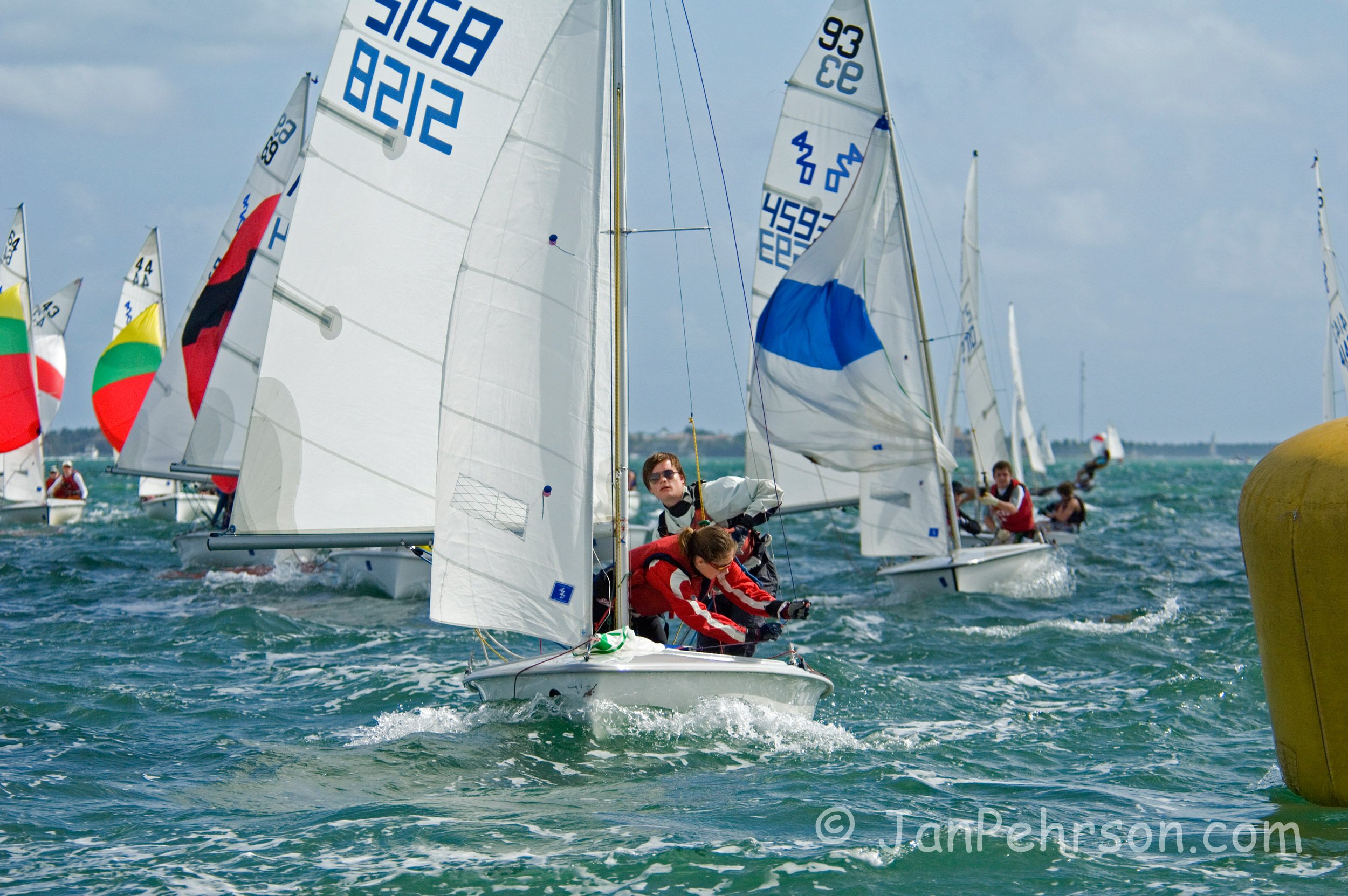 Orange Bowl International Youth Regatta 2007; Miami; Coral Reef Yacht Club; 420 Class  (02591)