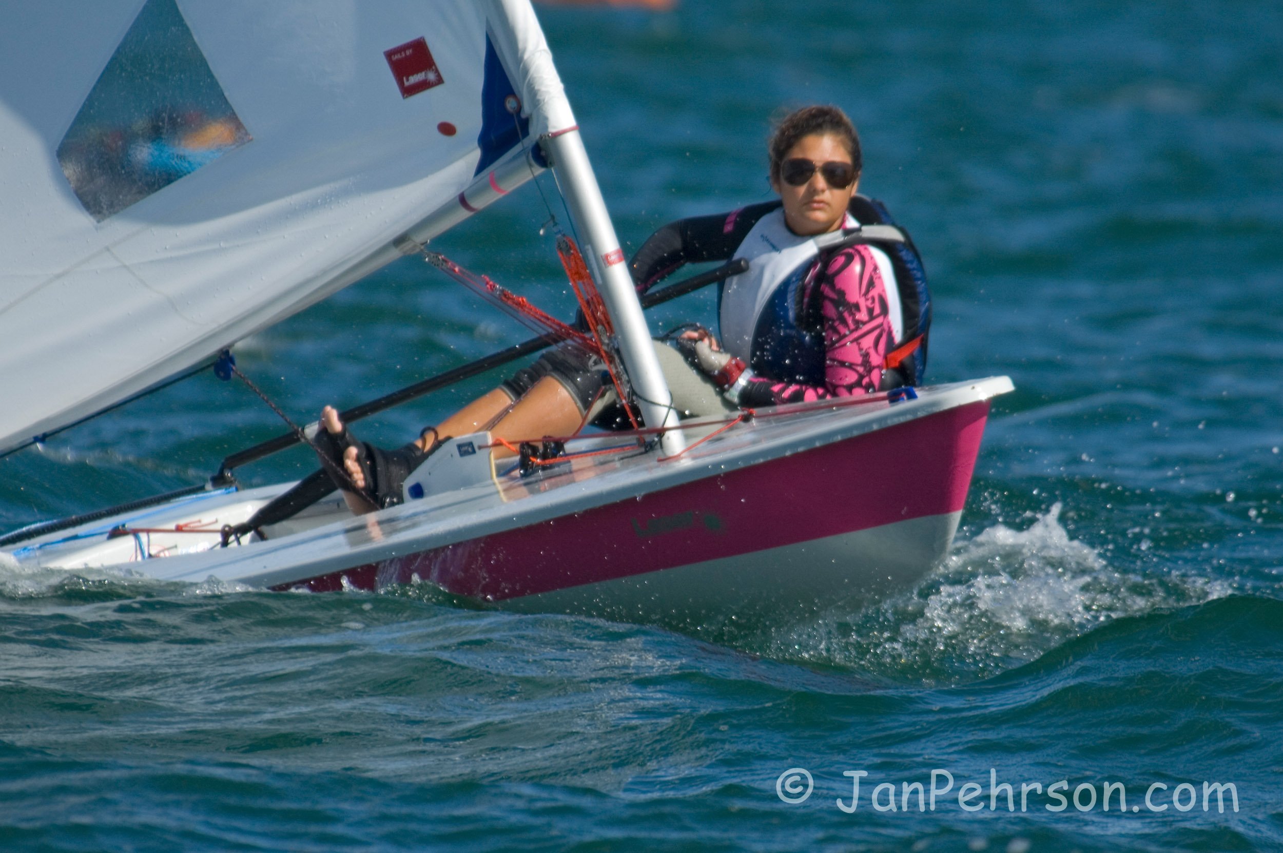 Orange Bowl International Youth Regatta 2007; Miami; Coral Reef Yacht Club; Laser Radial Class - 53 - Arielle deLisser (01736)