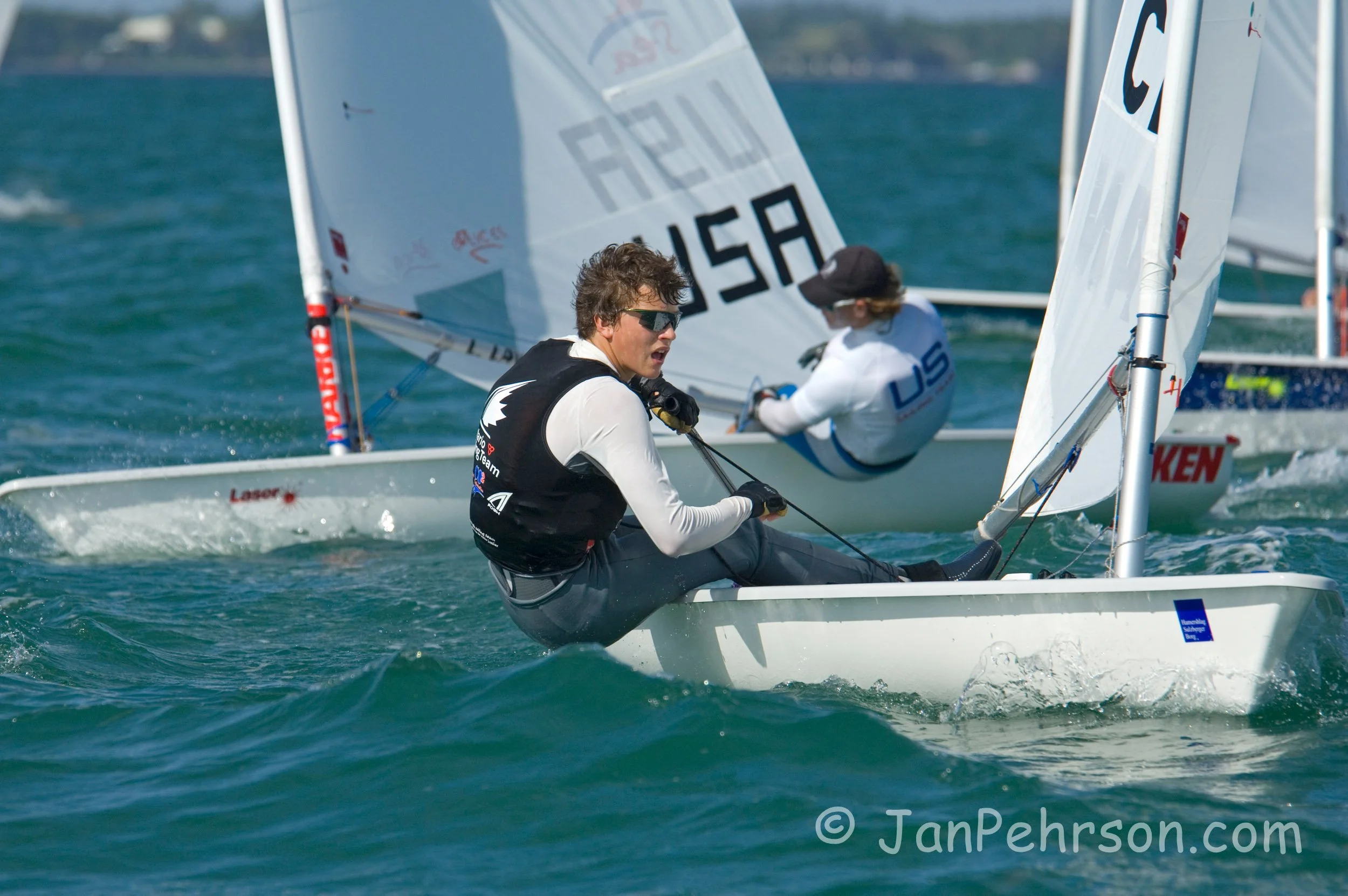 Orange Bowl International Youth Regatta 2007; Miami; Coral Reef Yacht Club; Laser Full Rig Class - 56 - Robert Davis (01883)
