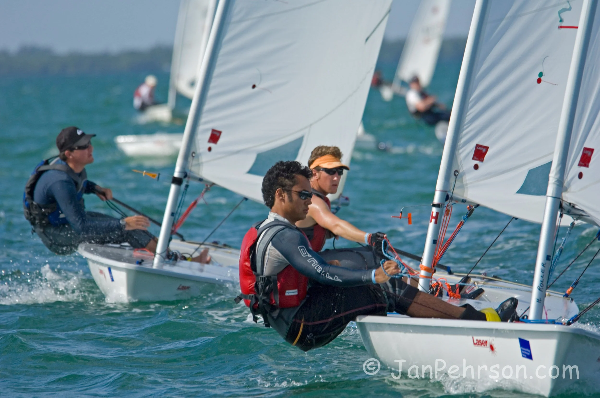 Orange Bowl International Youth Regatta 2007; Miami; Coral Reef Yacht Club; Laser Full Rig Class - 144 - Hugo Roller - KATS St. John, US Virgin Islands (01922)