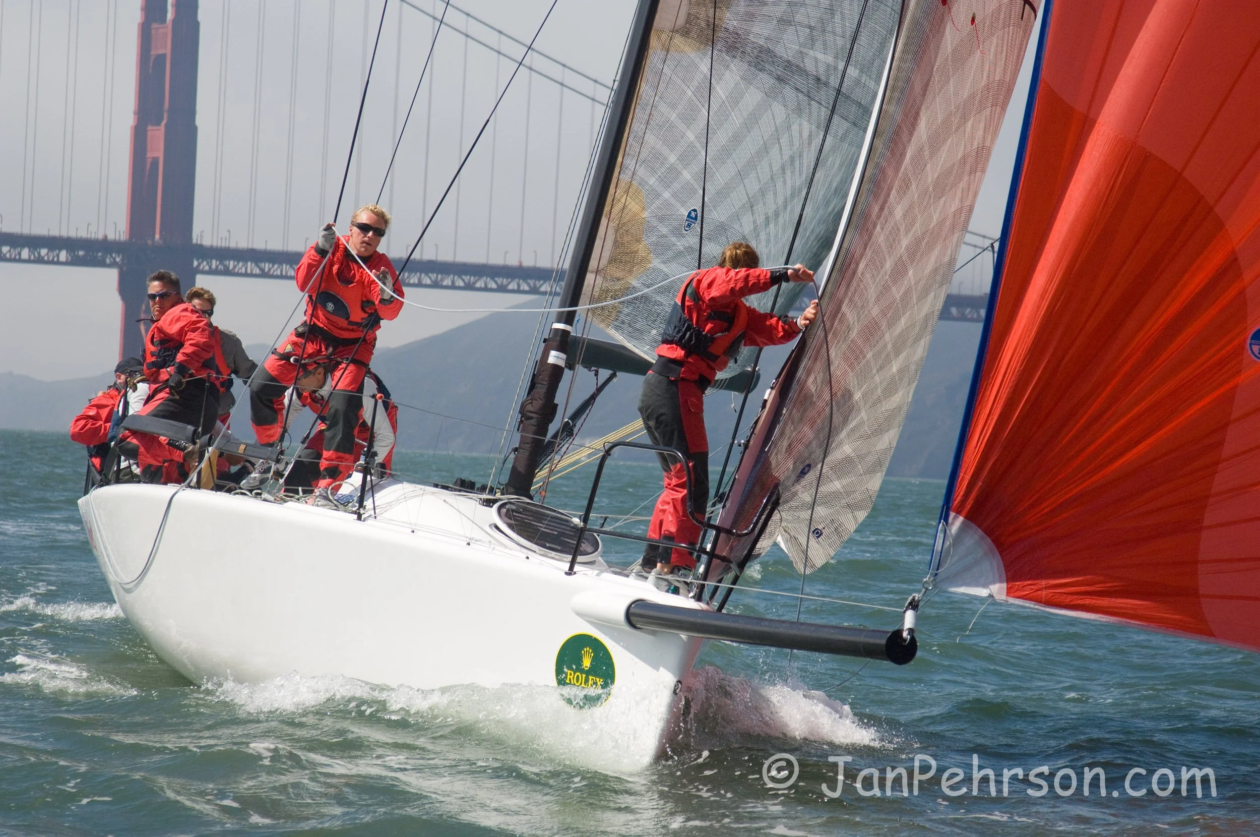 Rolex 2007 Big Boat Series San Francisco - Melges 32 - Red - Skipper: Tim Edwards, Torquay, Devon, UK (02608)