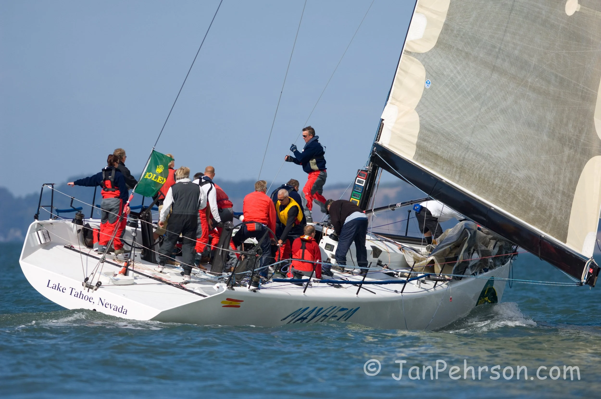 Rolex 2007 Big Boat Series San Francisco - IRCA - TP52 - Mayhem - Skipper: Ashley Wolfe (00801)