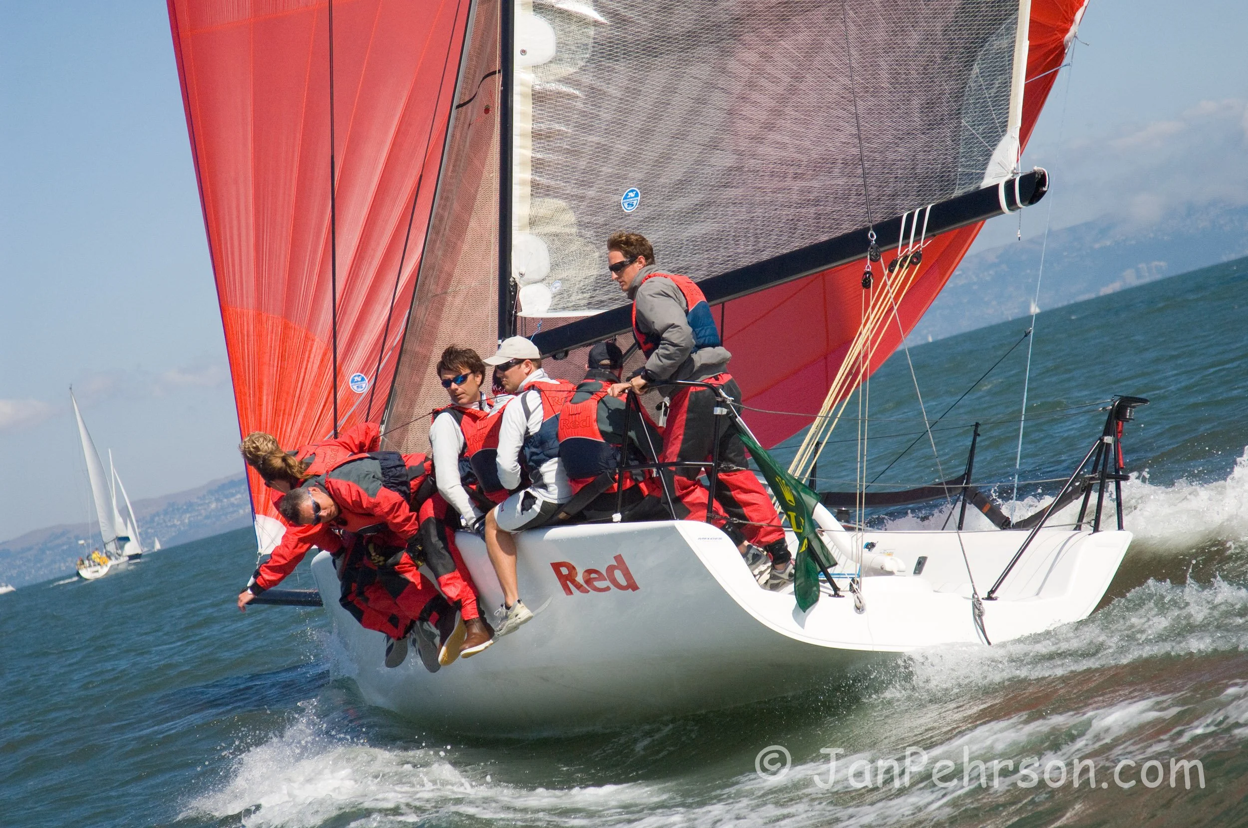 Rolex 2007 Big Boat Series San Francisco - Melges 32 - Red - Skipper: Tim Edwards, Torquay, Devon, UK (02424)