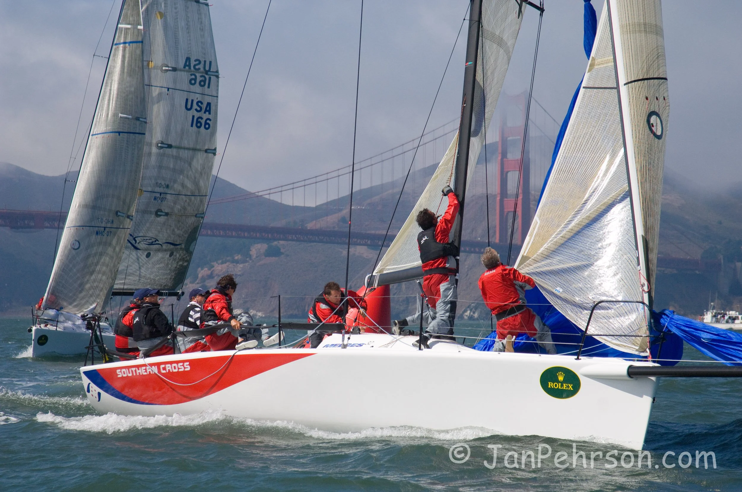 Rolex 2007 Big Boat Series San Francisco - Melges 32 - Southern Cross - Skipper: Richard Leslie (02473)