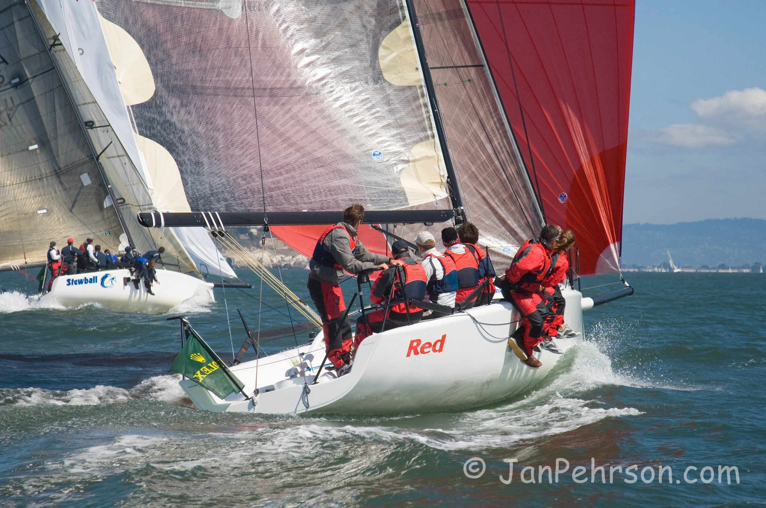 Rolex 2007 Big Boat Series San Francisco - Melges 32 - Red - Skipper: Tim Edwards, Torquay, Devon, UK (0261)