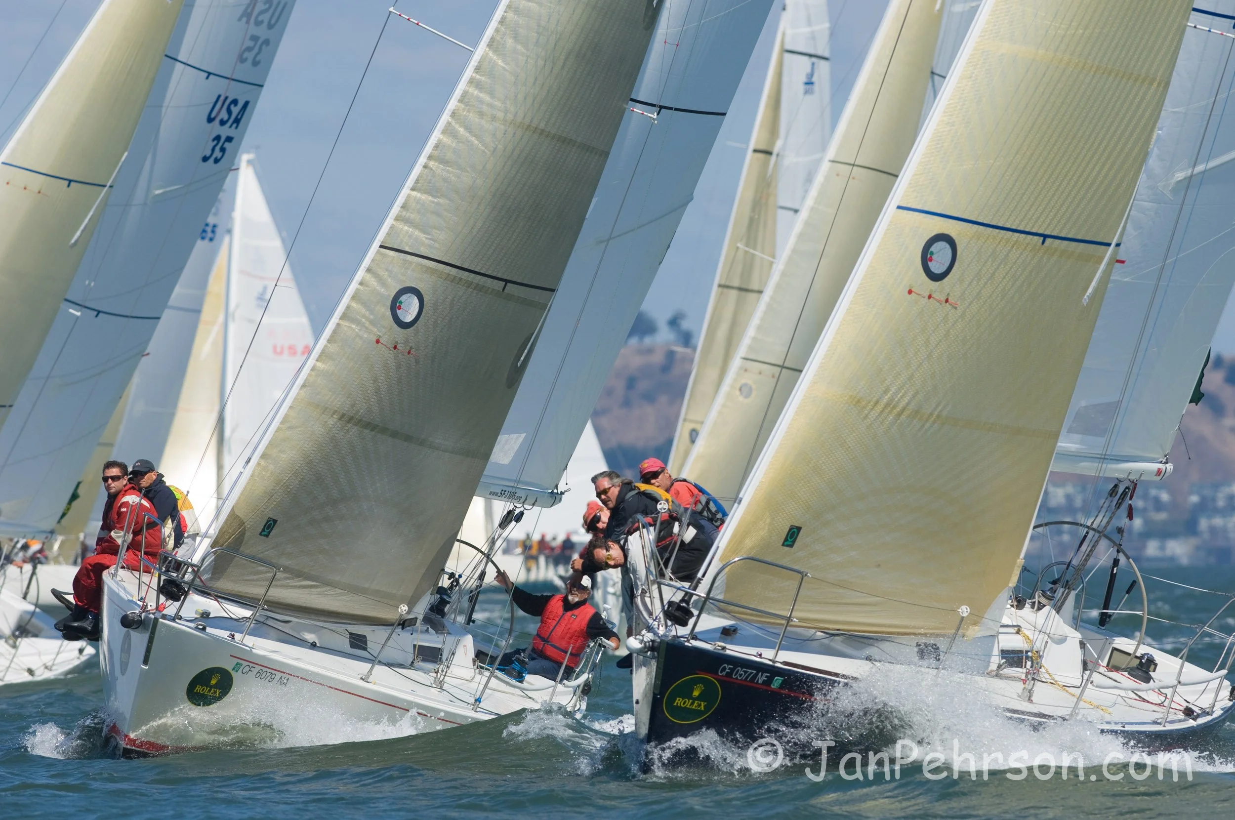 Rolex 2007 Big Boat Series San Francisco - J105 Fleet  (03366)