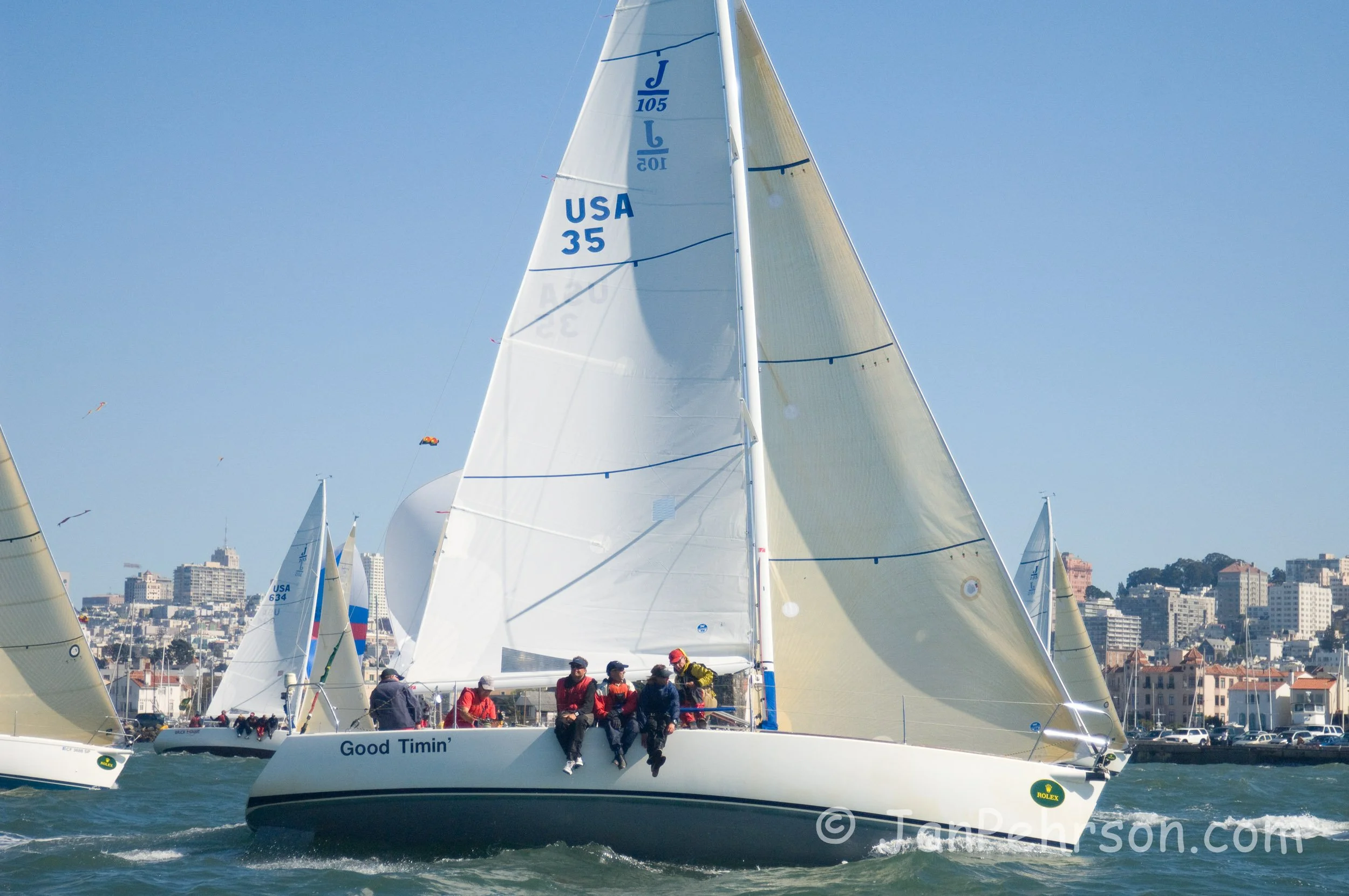 Rolex 2007 Big Boat Series San Francisco - J105 Class - Good Timin - Skipper: Chris Perkins (03379)