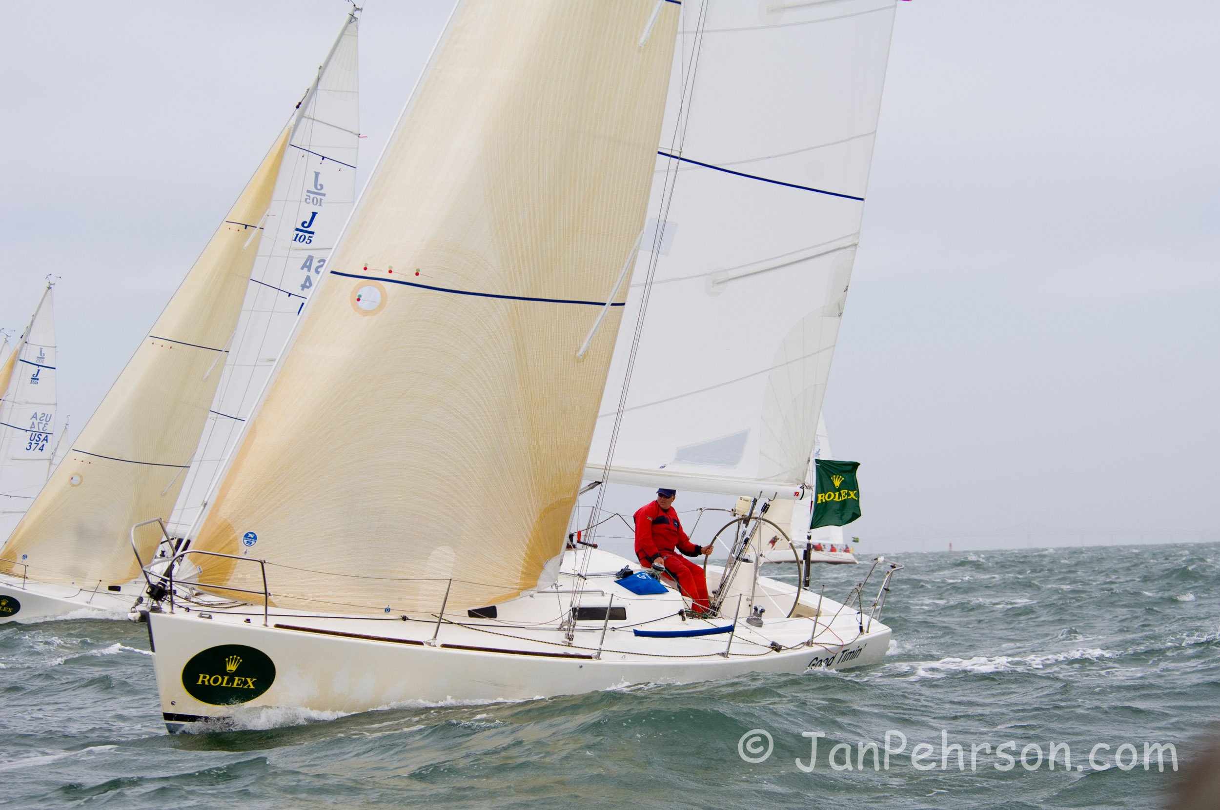Rolex Big Boat J105 Sail#35 Good Timin' Chris Perkins Class Winner (00652)