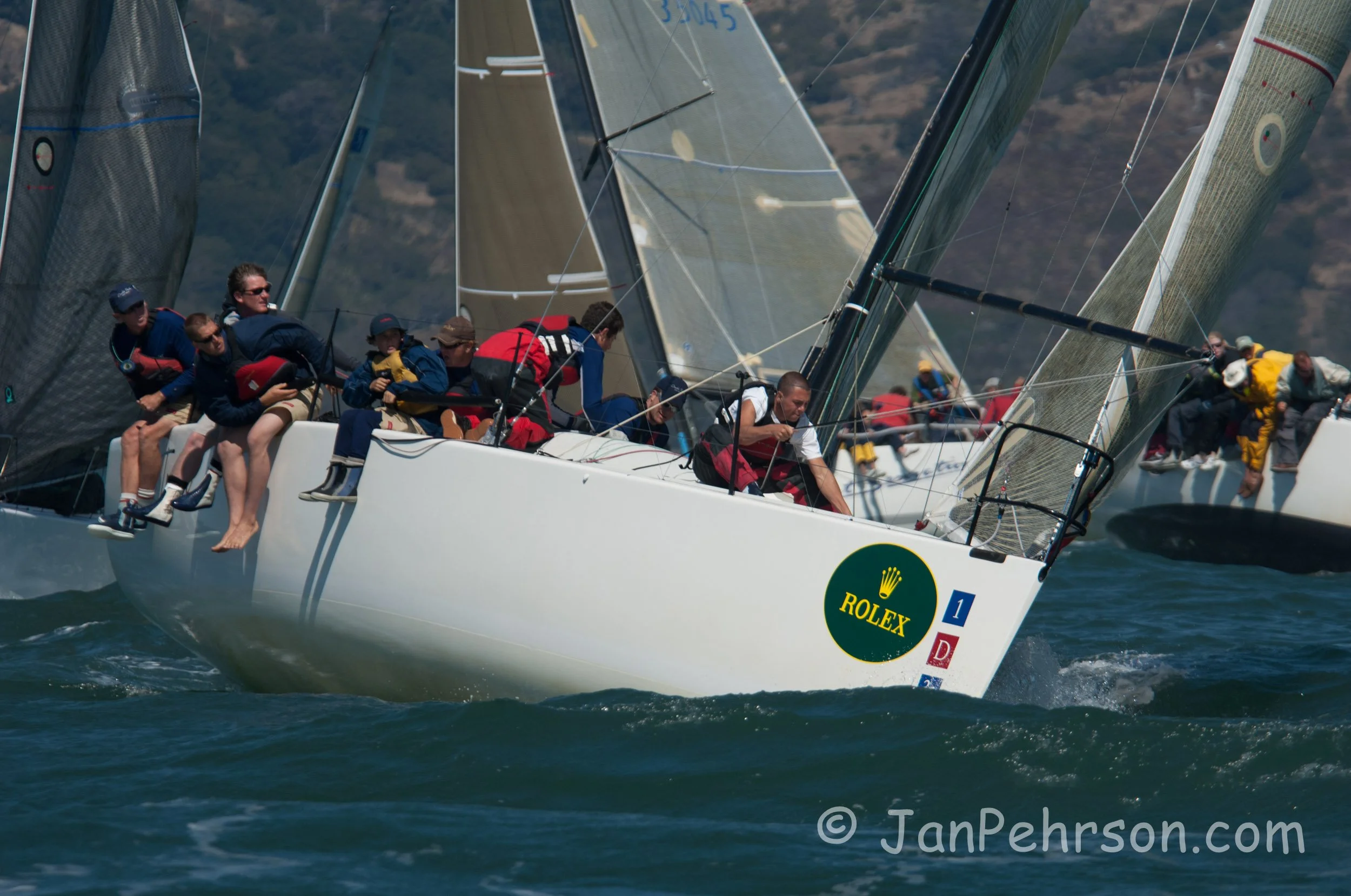 Rolex Big Boat - 1D35 Sail# 35018 Double Trouble Class Winner (03865)