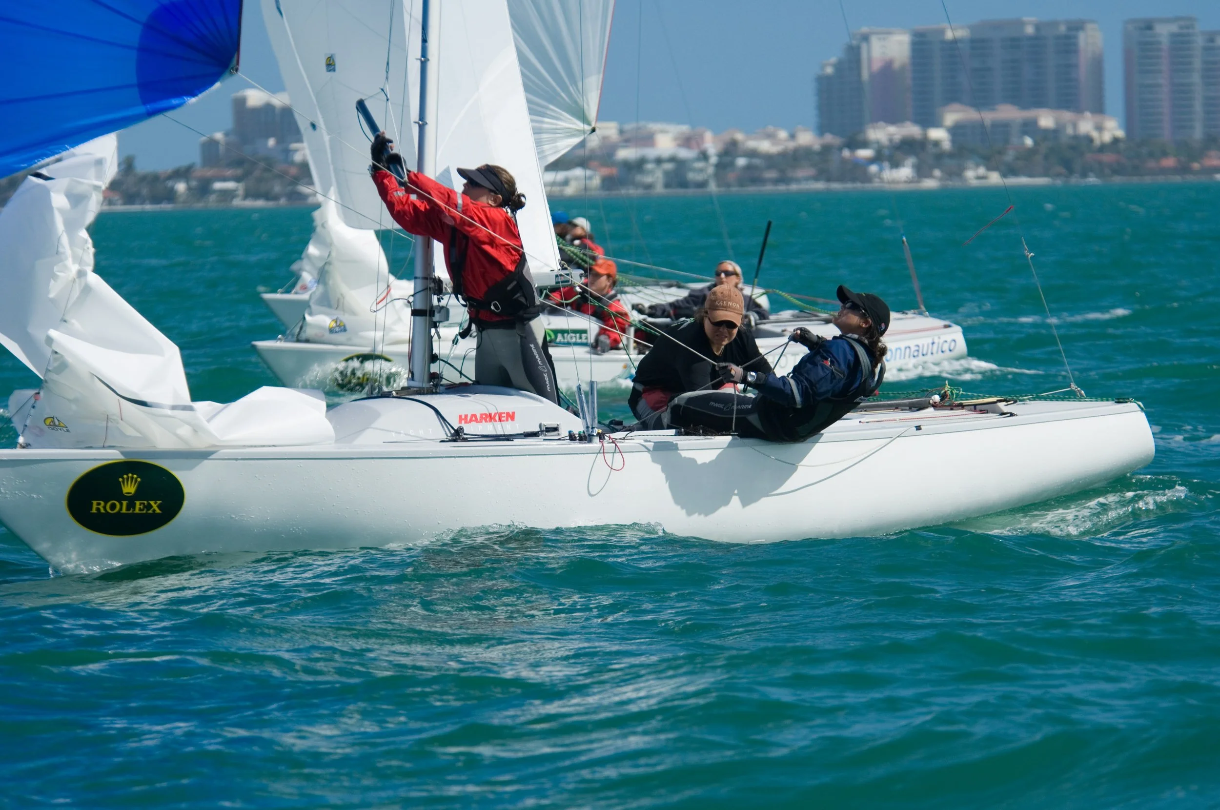 Miami OCR 2006, Day 1 Yngling 337 Barkow Capozzi Howe Class Winner (1791)