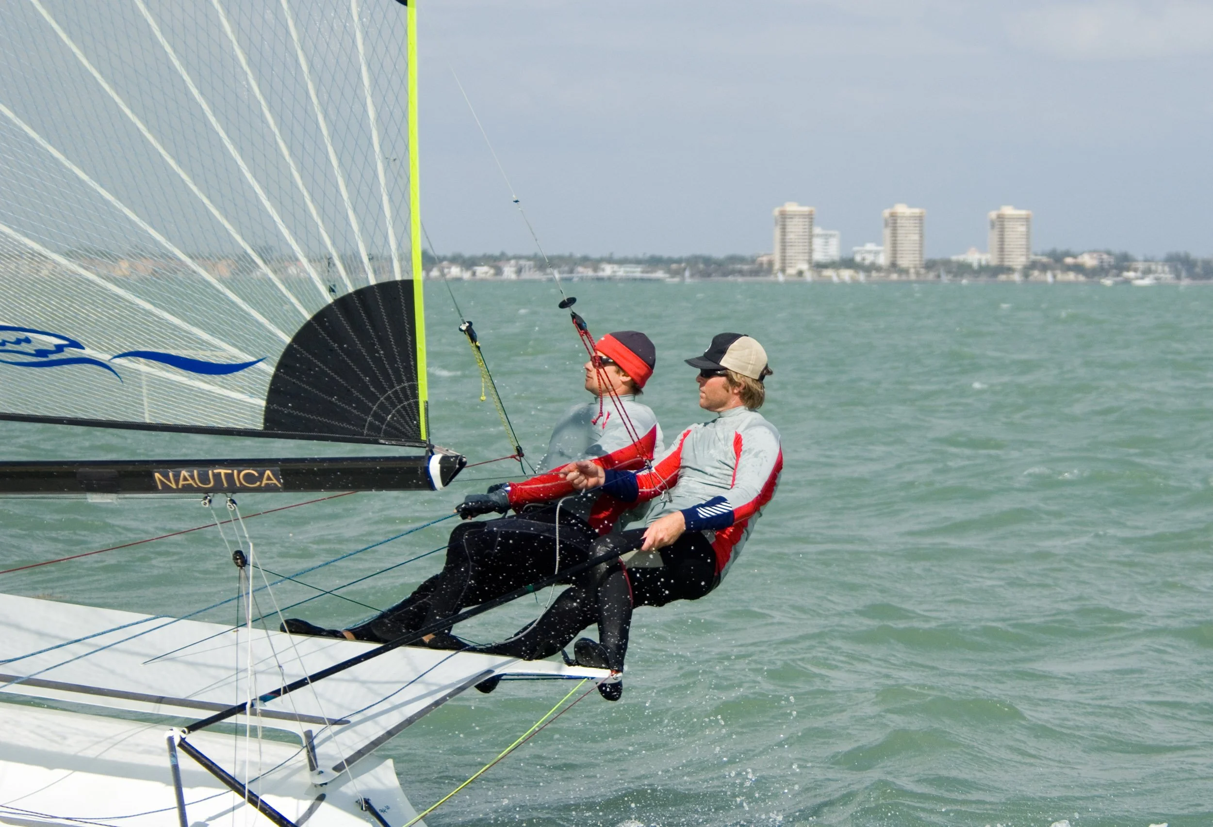 Miami OCR 2006 Day 5 49er USA 840 Larson, Morgan/Spaulding, Peter 3rd in Class (4680)