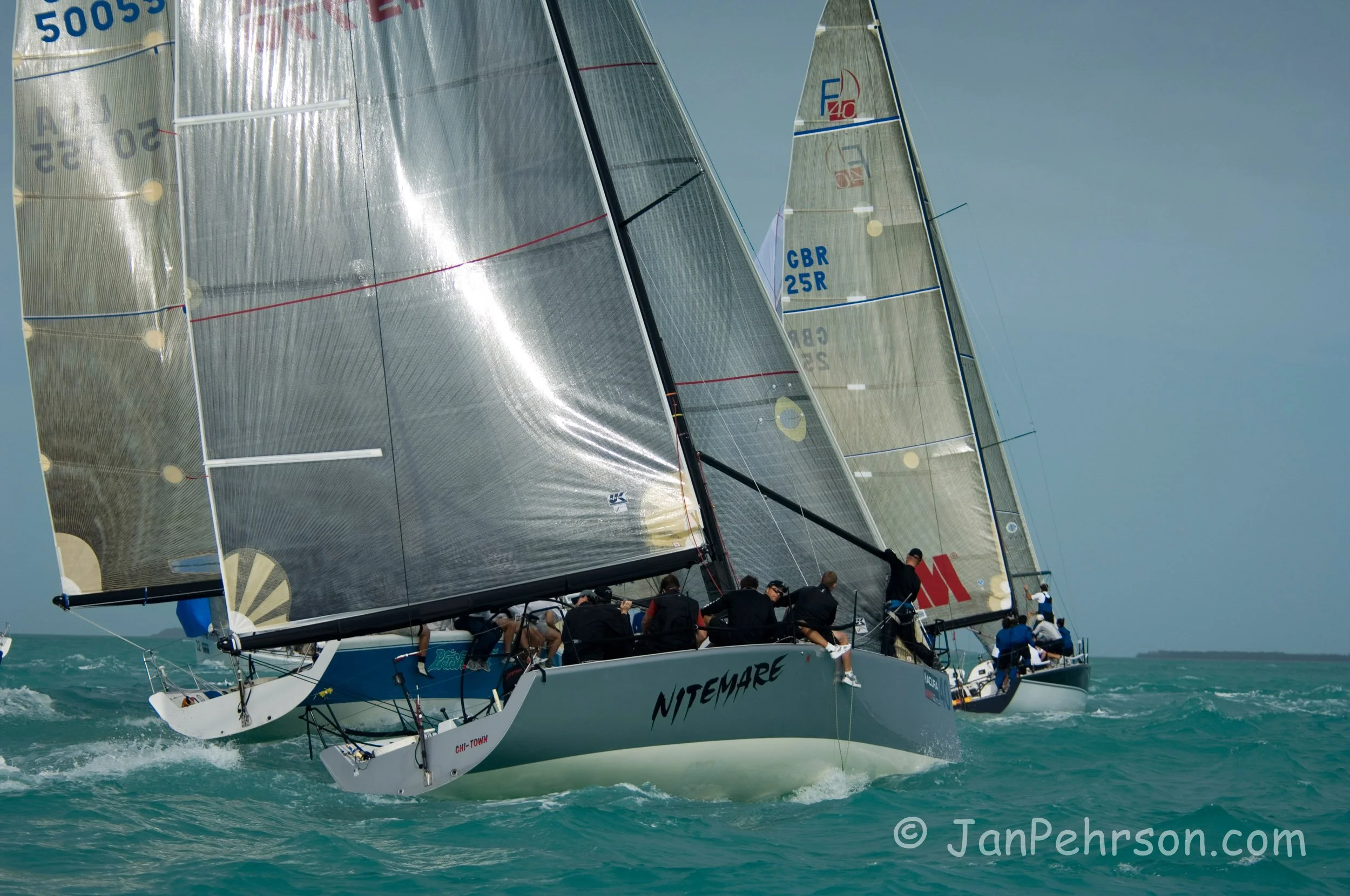 Key West Race Week 2006, Day 5. Farr 40 (1018)