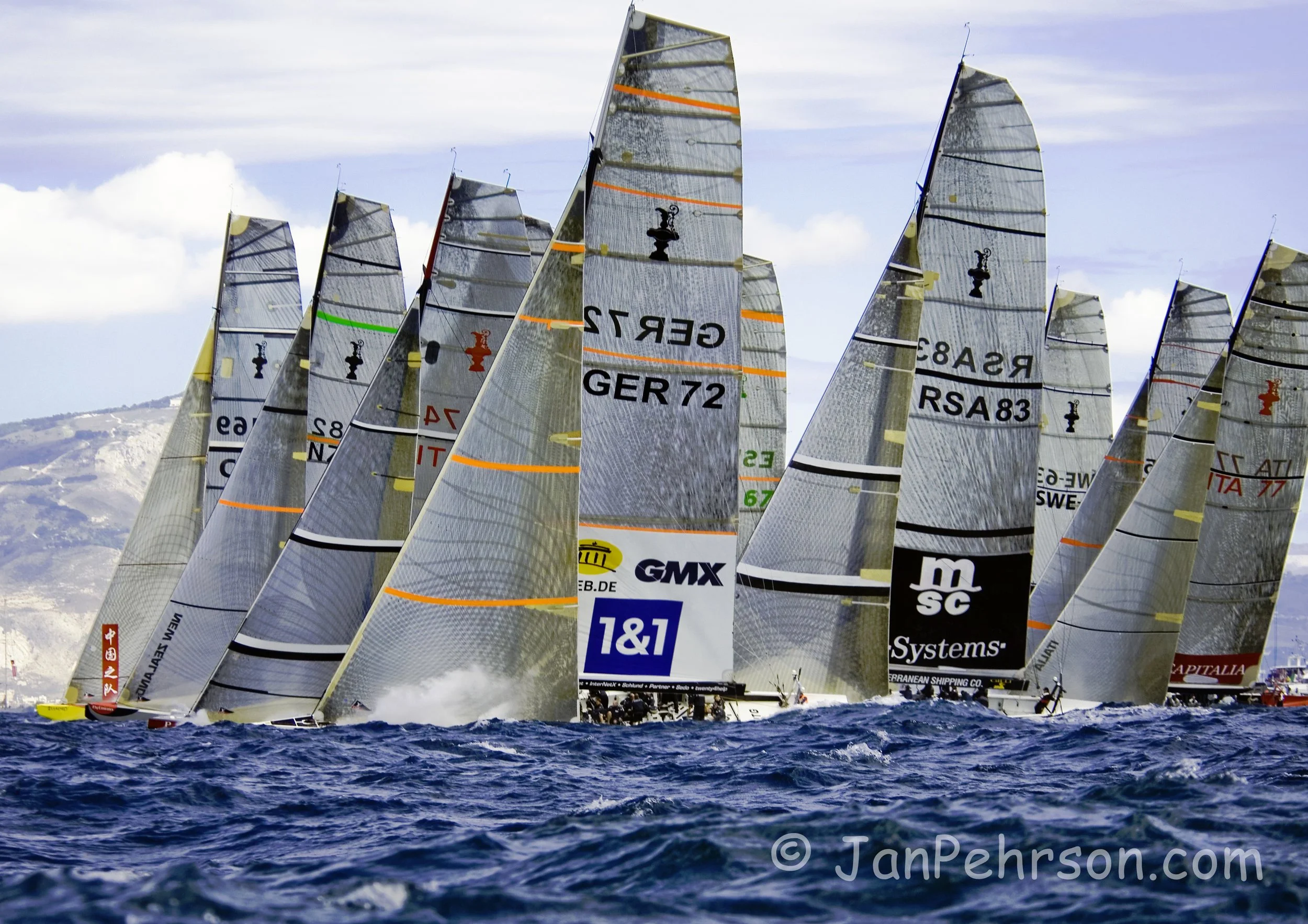 2005; America's Cup; Trapani; Sicily; Fleet Start (Fleet)