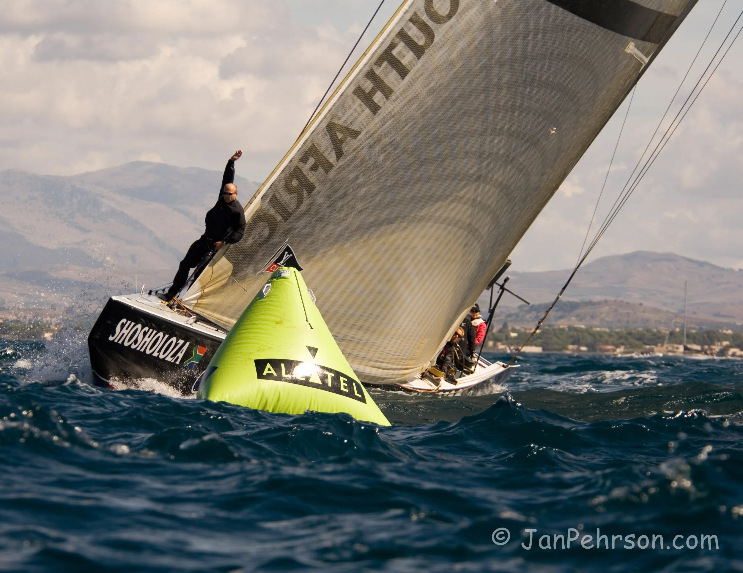 September 2005, Trapani, Sicily Americas Cup Act, Shosalosa (01973)